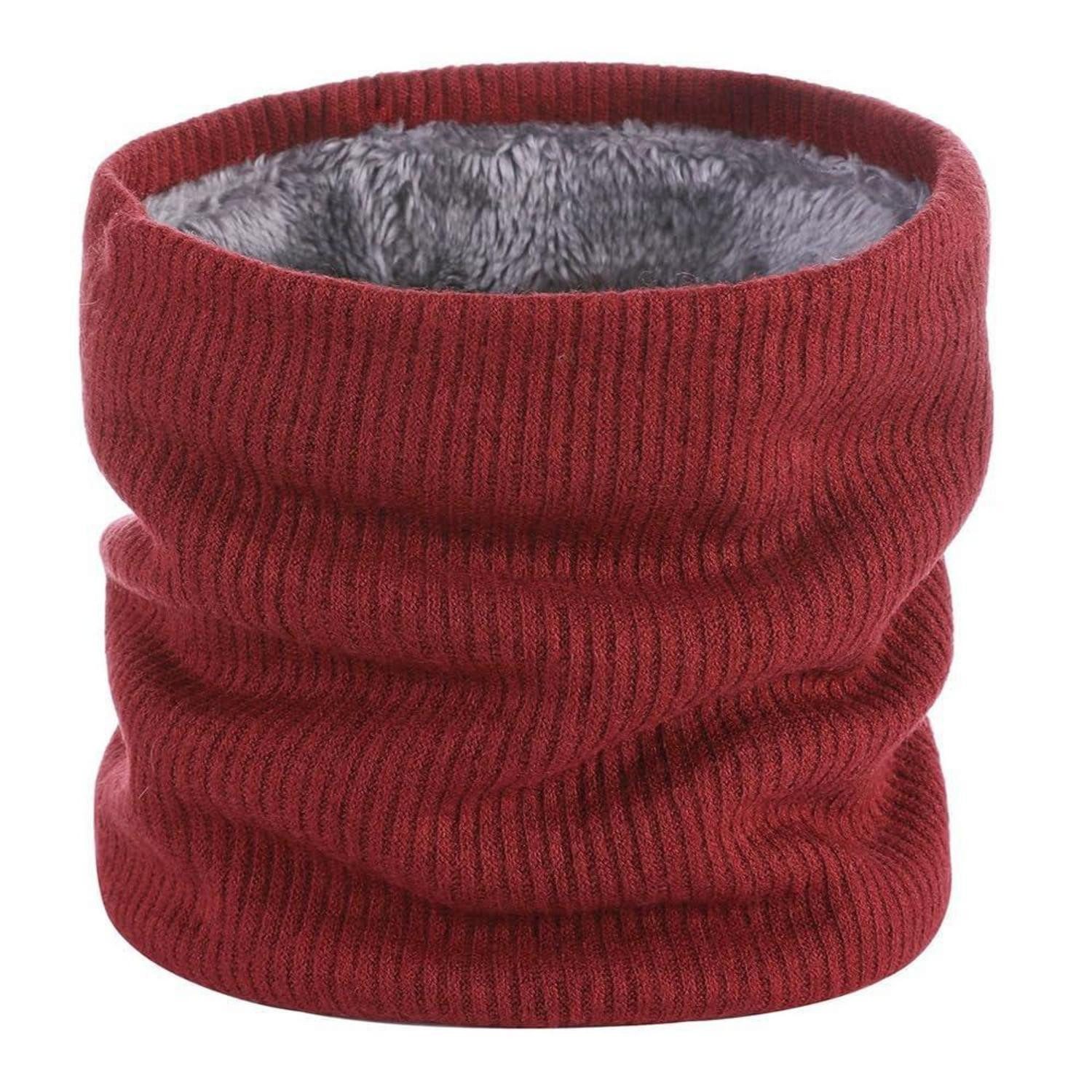LuxusKollektion Loop Loop Schal Damen Herren Wein Rot