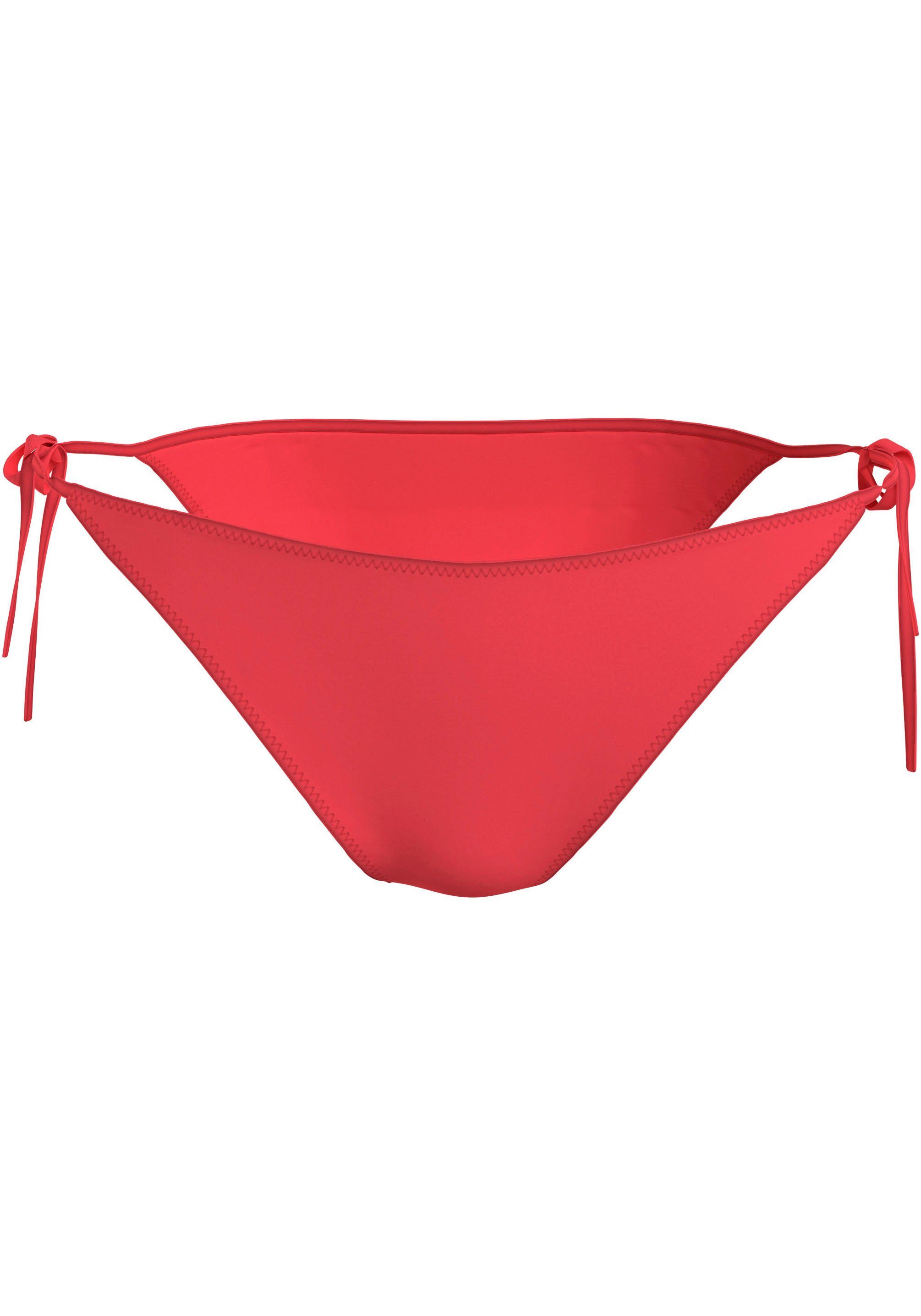 Calvin Klein Swimwear Bikini-Hose STRING SIDE TIE mit großem Logo hinten günstig online kaufen