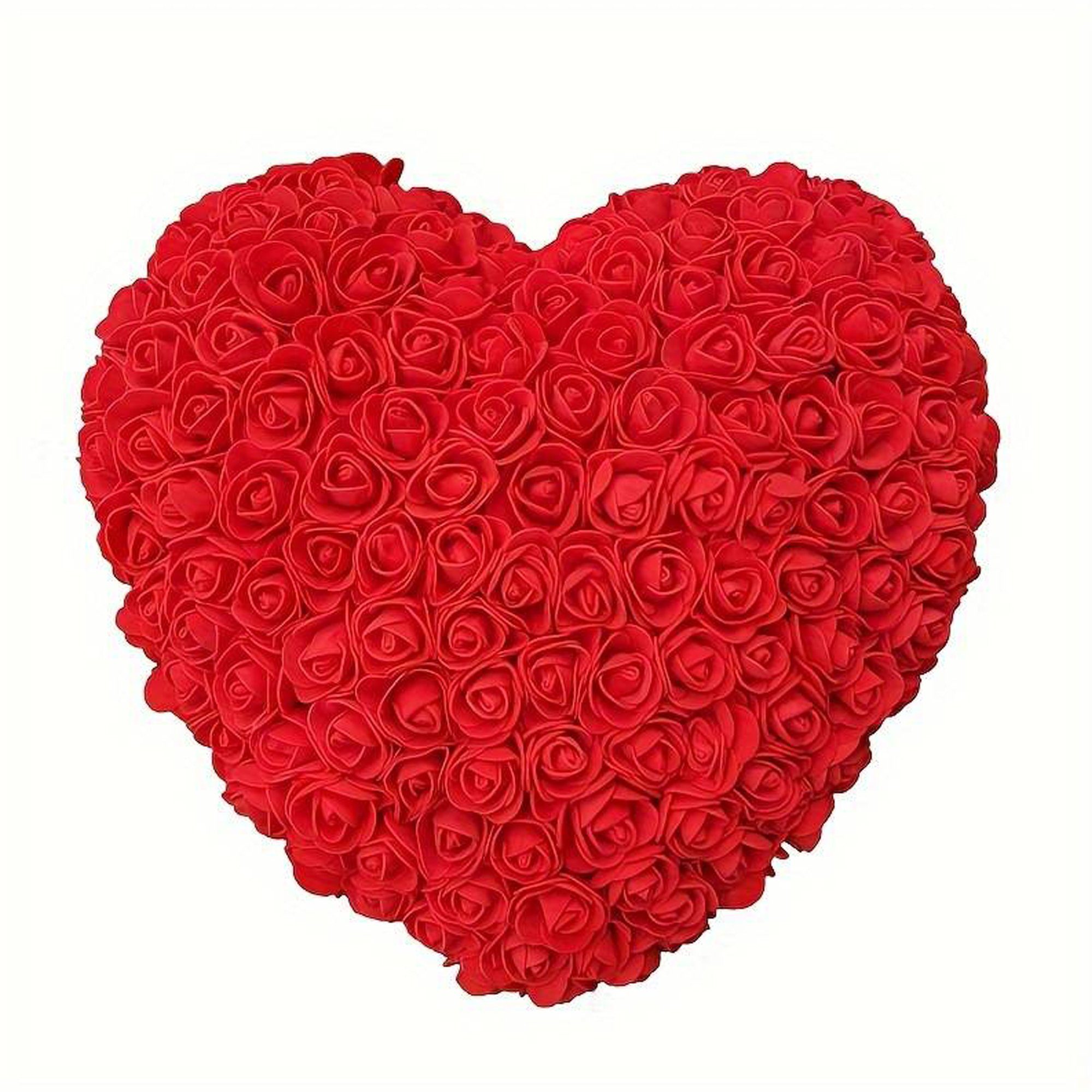 Kunstblumenstrauß Rosenherz Herzrose Rosenblüten in Herzform, günstig online kaufen