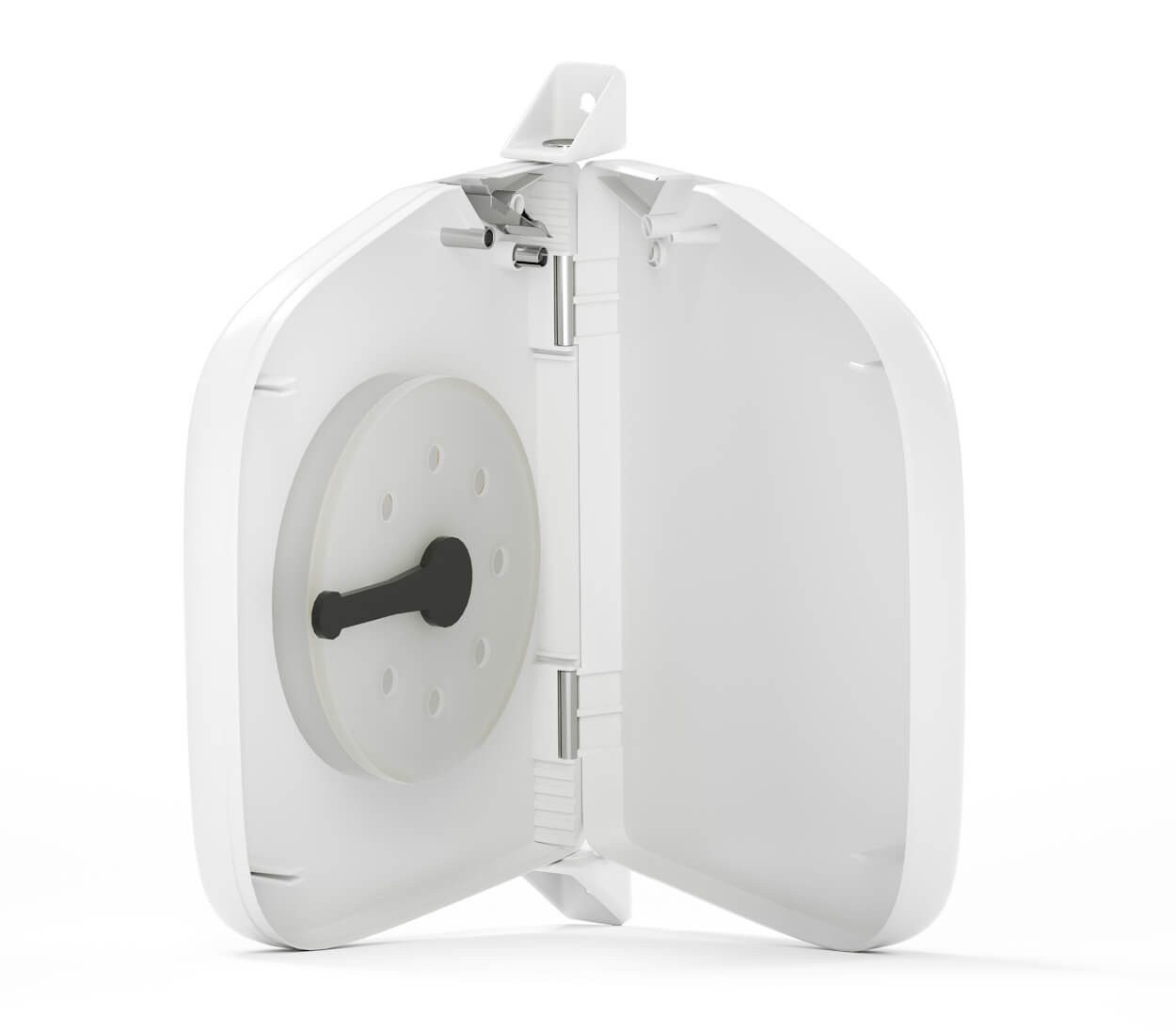 BAUHELD Aufputz-Gurtwickler Aufklappbar, Gurtbreite 14,00 mm, Lochabstand 1 günstig online kaufen