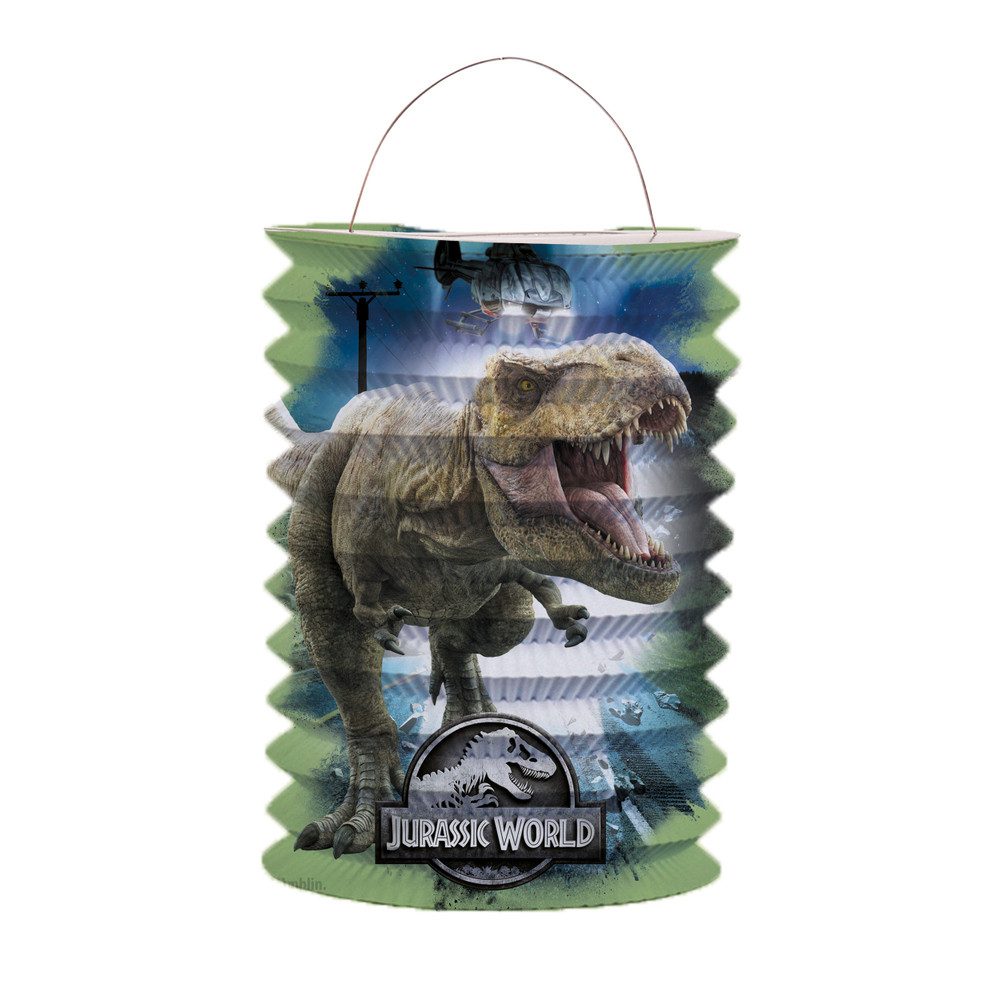 TIB Heyne Umzugslaterne Jurassic World - Zuglaterne - aus Papier - Ø = 15 cm