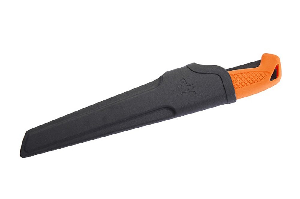 Herbertz Fischfiliermesser scharfes Filiermesser zum Fischfiletieren, Herbertz Filetiermesser, Klassik, Orange, Steckscheide