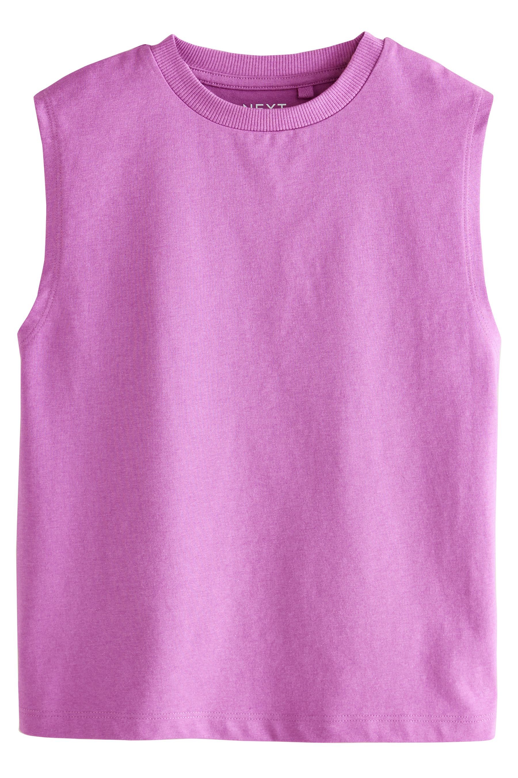 Next Stricktop Tanktops in Neonfarben im 4er-Pack (4-tlg)