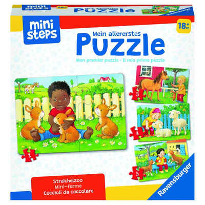 Ravensburger Puzzle ministeps Streichelzoo, Puzzleteile