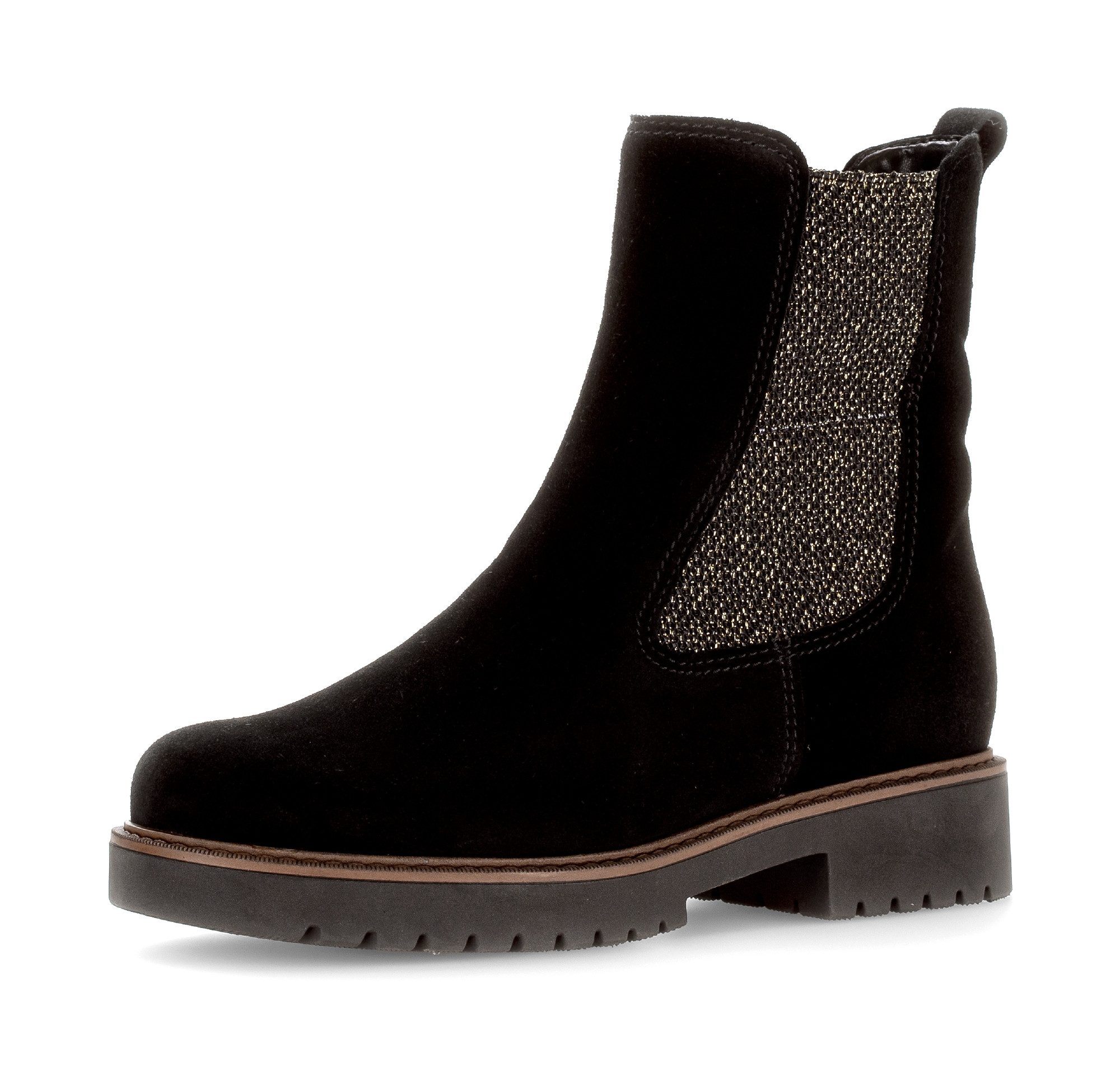 Gabor KOS Chelseaboots Blockabsatz, Stiefelette in Komfortweite H (sehr wei günstig online kaufen