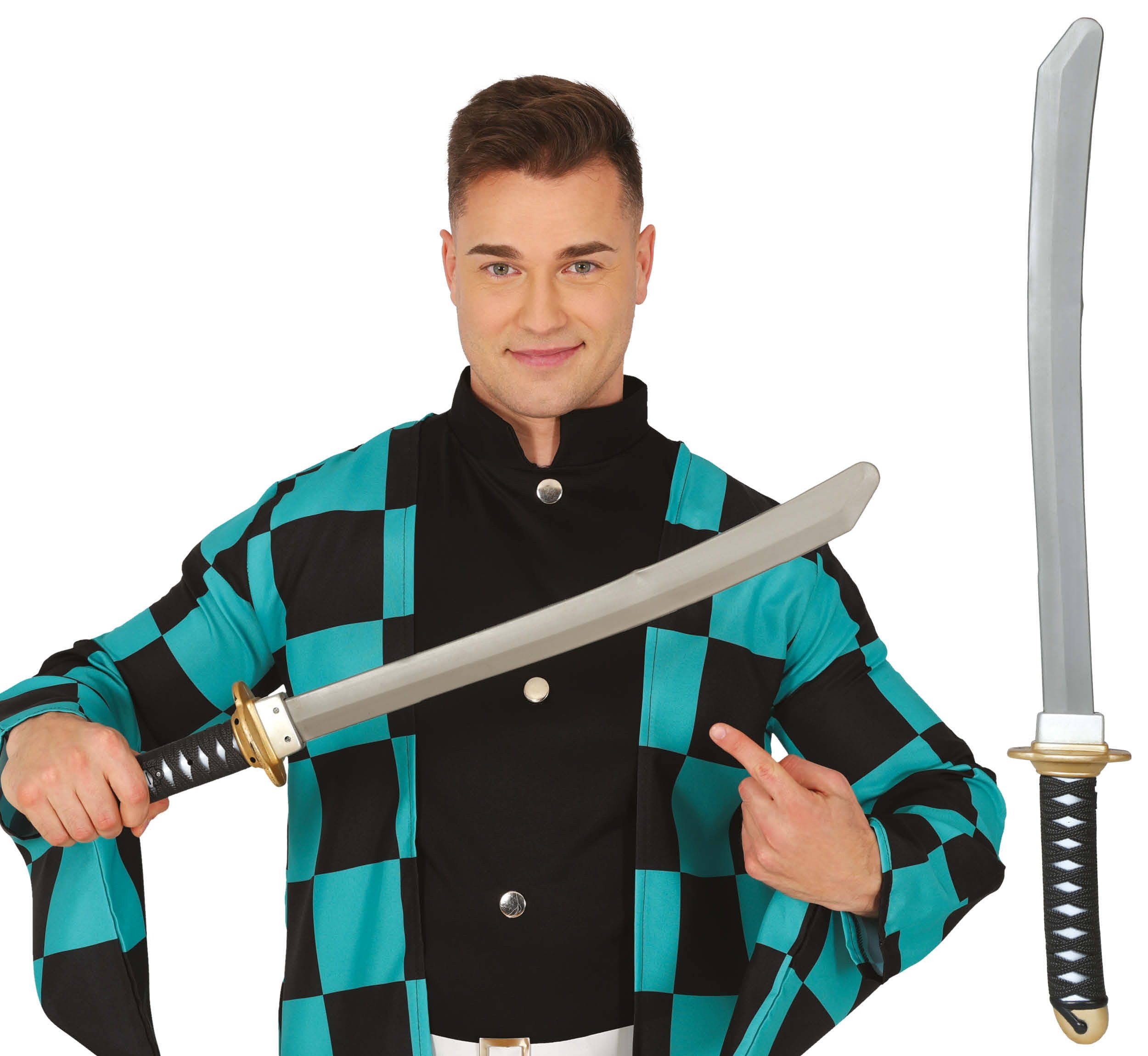 Fiestas Guirca Kostüm, Ninja Samurai Schwert 70 cm Heroische Klinge Für Karnevalskostüme As