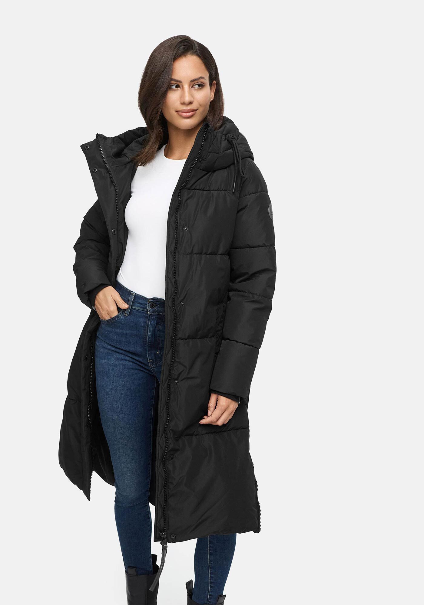 Marikoo Winterjacke Michikoo Extra langer Schnitt günstig online kaufen