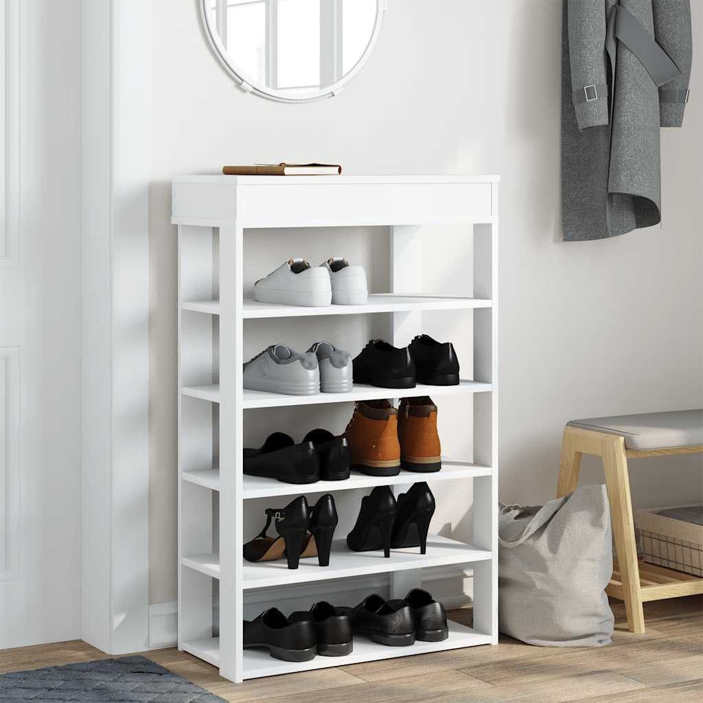 vidaXL Schuhregal Schuhregal Weiß 60x30x98 cm günstig online kaufen
