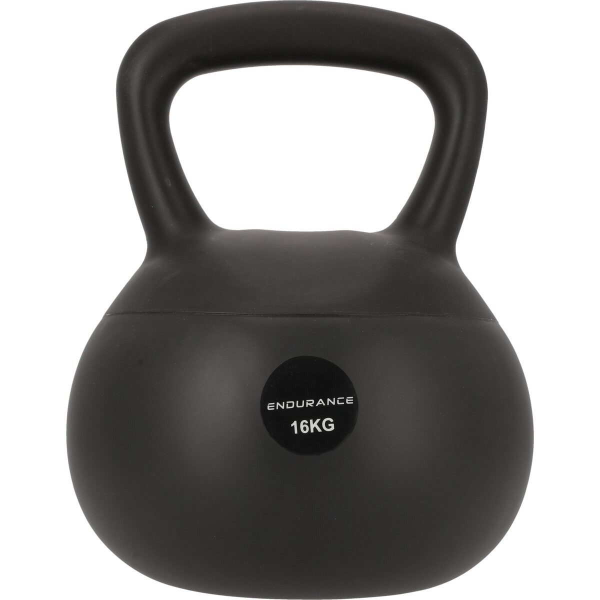 Kettlebell Kugelhantel Silicone schwarz 16kg - 1 Stück