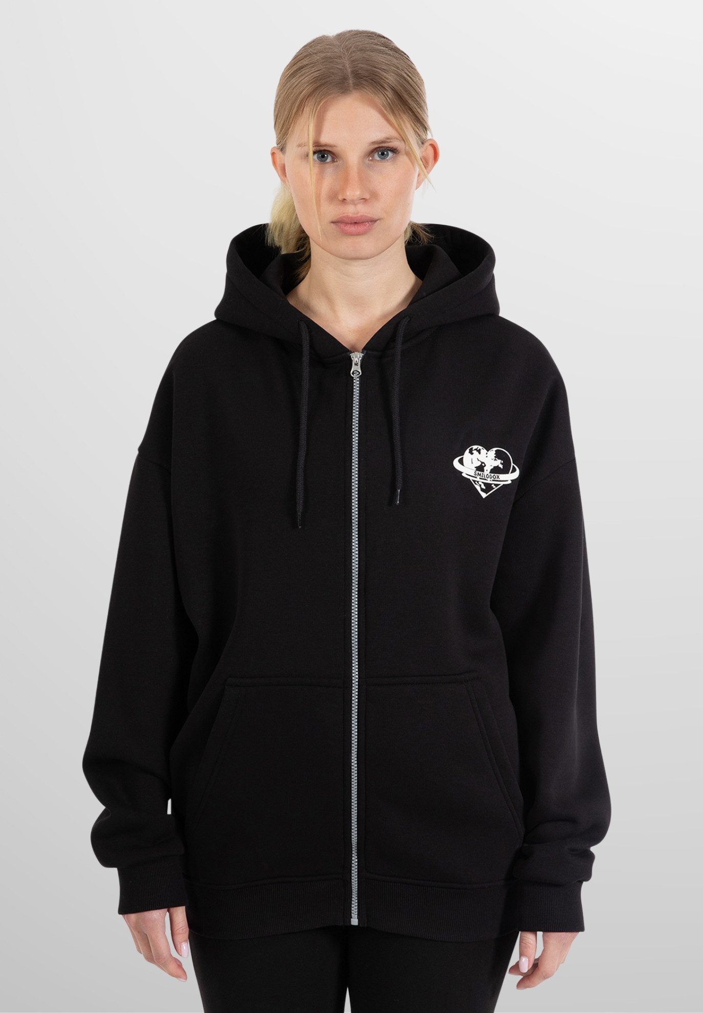 Smilodox Kapuzensweatjacke Amora, Zip Hoodie im günstig online kaufen