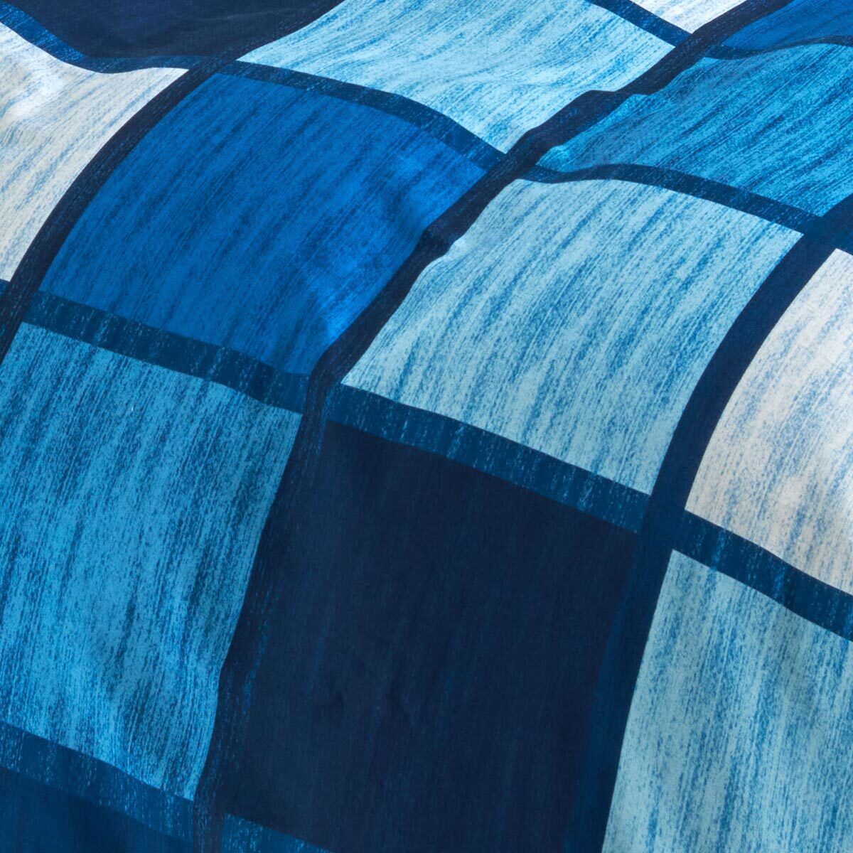 TRAUMSCHLAF Bettwäsche Verso denim, Mako Satin, 1 teilig, Luxuriöses Design in einzigartiger Haptik