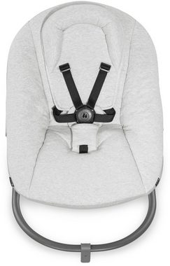 Hauck Babywippe Alpha Bouncer Premium, Light Grey, für Neugeborene mit Wippgestell, für Hochstuhl Alpha+ und Beta+