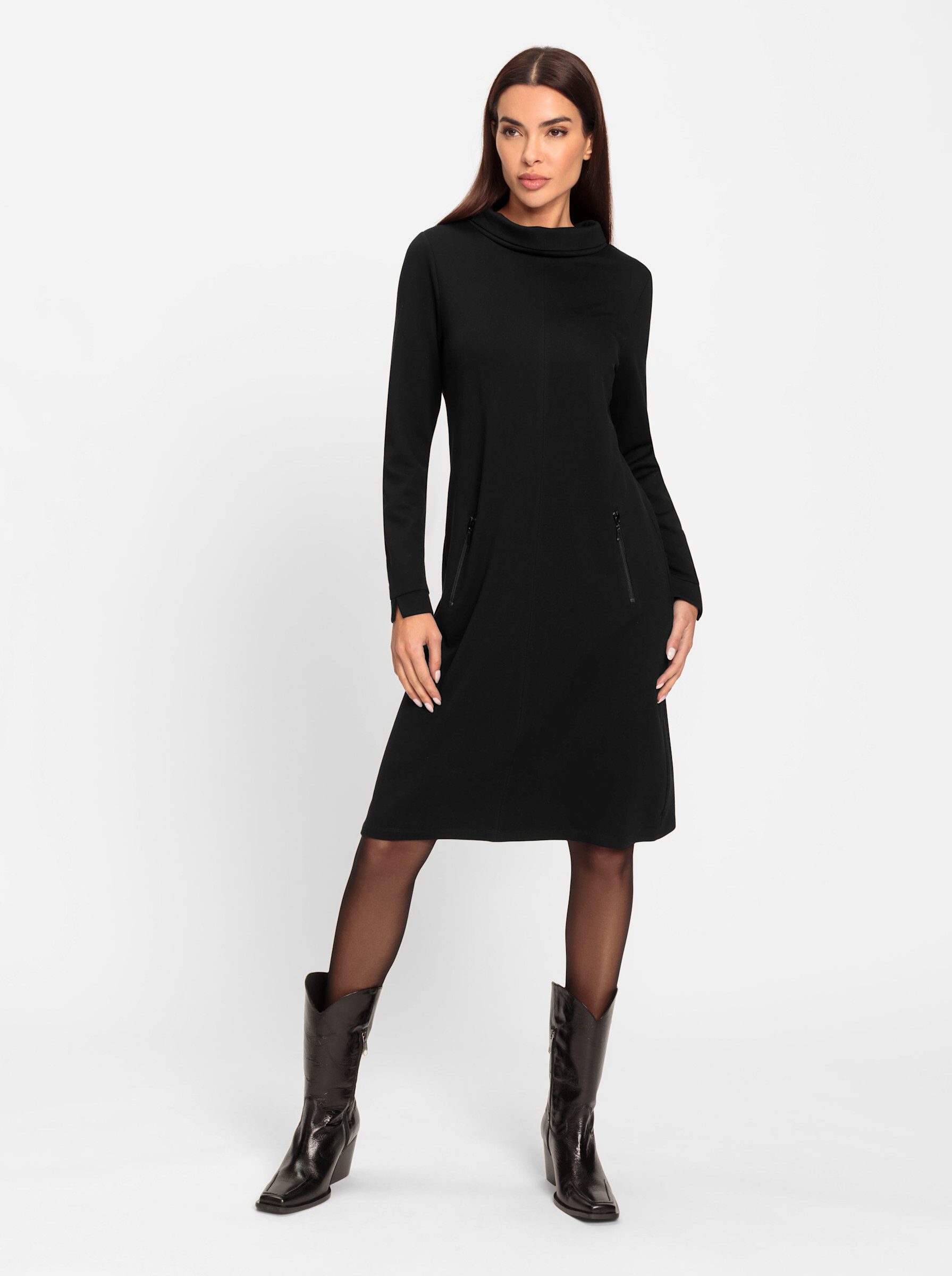 Jerseykleid Etuikleid