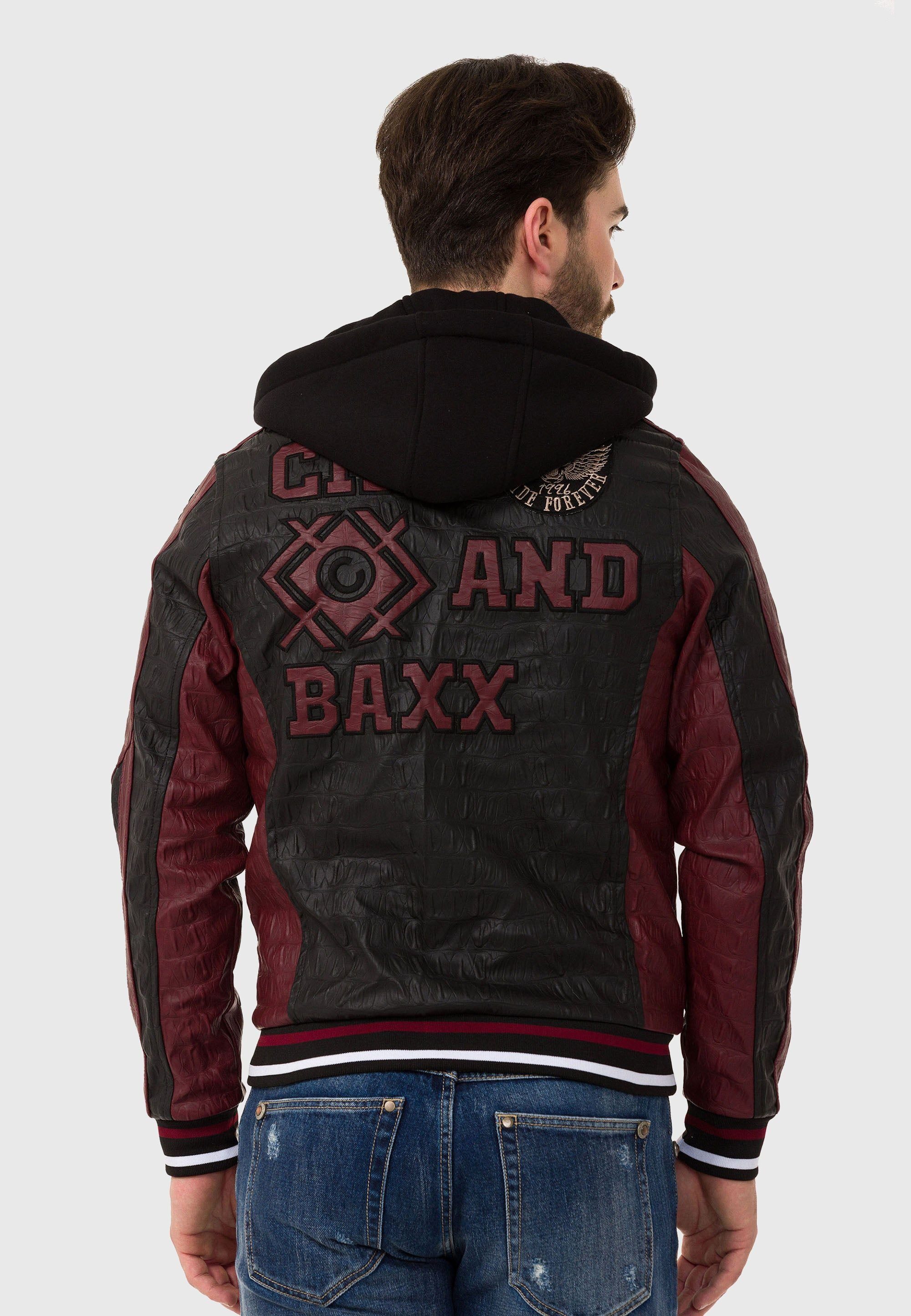Cipo & Baxx Lederimitatjacke Jacke aus Kunstleder günstig online kaufen