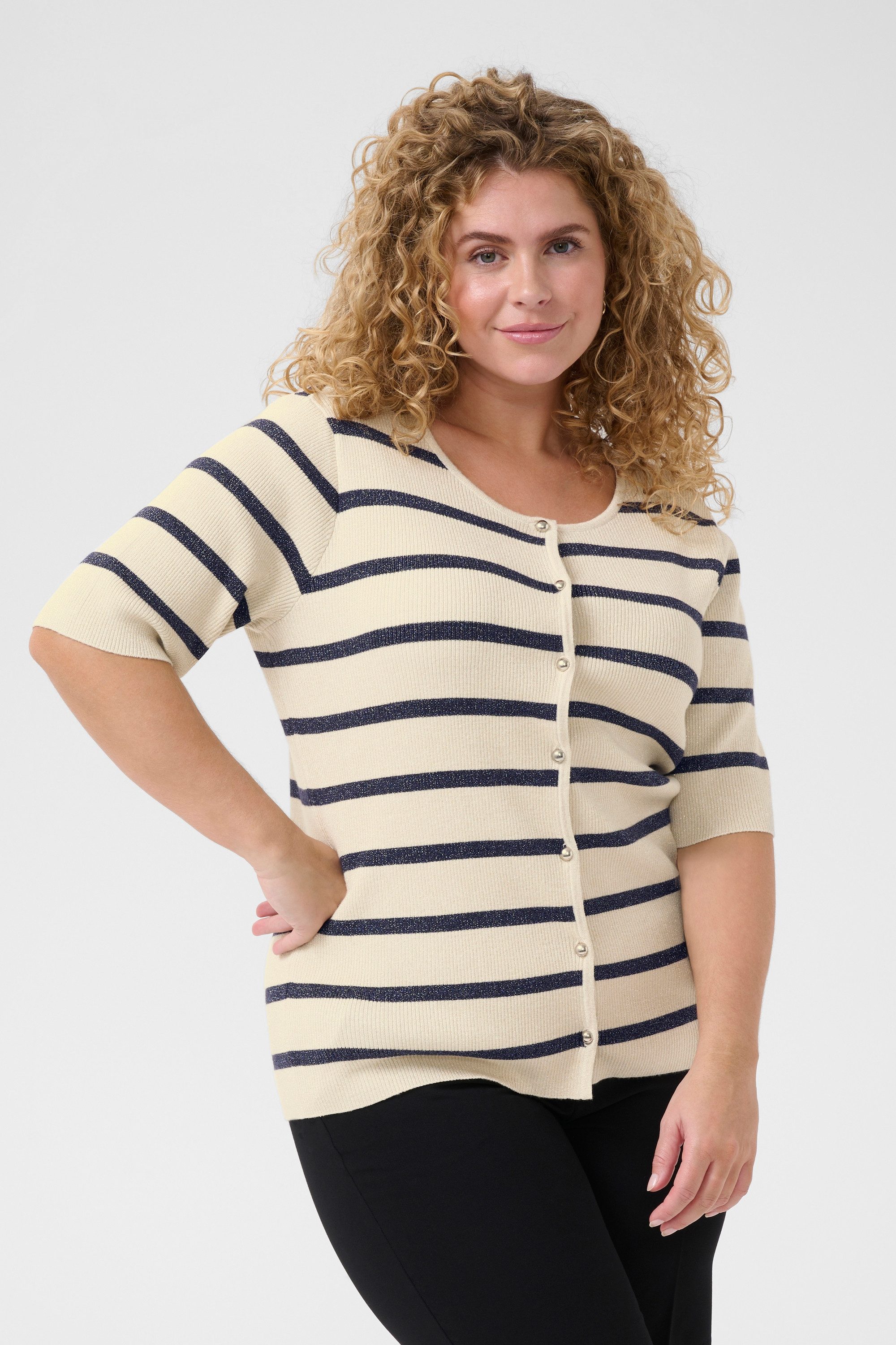 KAFFE Curve Cardigan Strickjacke KCmorina Große Größen