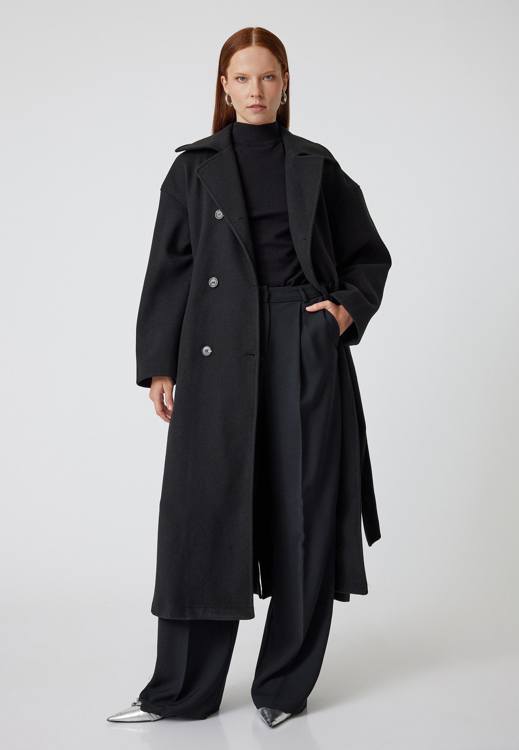 Langmantel Regular Jacket Kragen