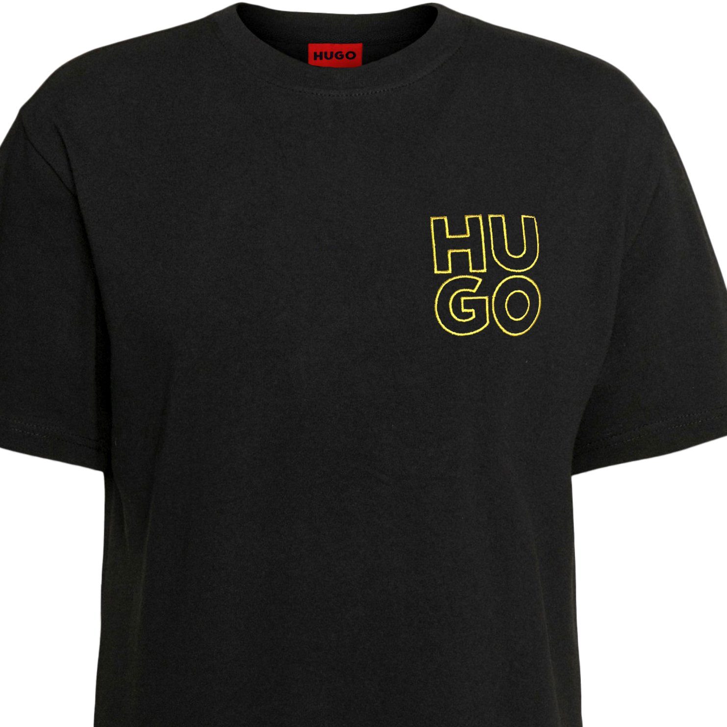 Shirt auf stick Daiman HUGO Brust Boss T-Shirt der Hugo Label