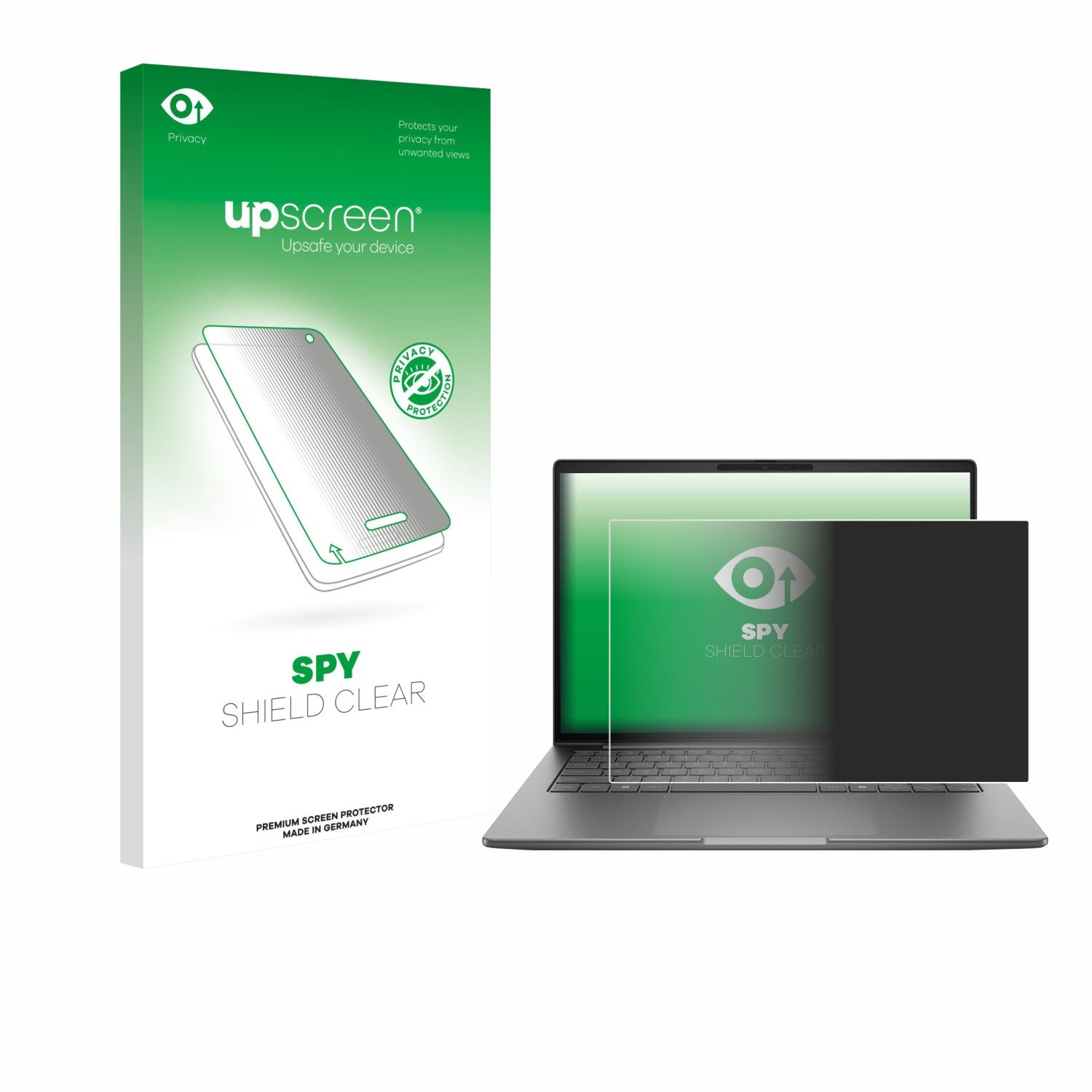 upscreen Displayschutzfolie Sichtschutzfolie für HP ZBook 8 G1i 14", Anti-Spy Privacy Sichtschutz Blickschutzfolie Blaulicht-Schutz