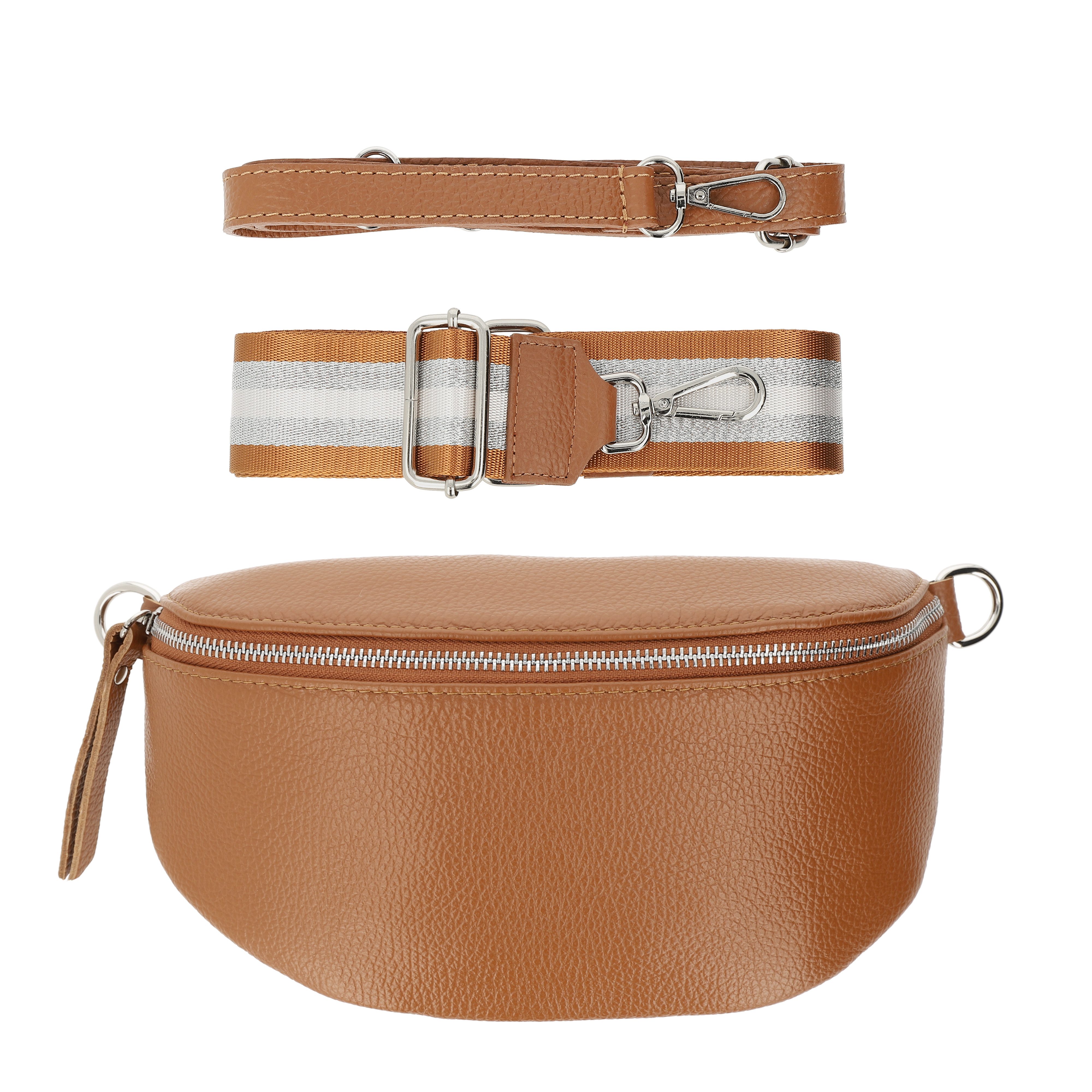 Bauchtasche Leder Damen, Crossbody Taschen, Echte Ledertaschen