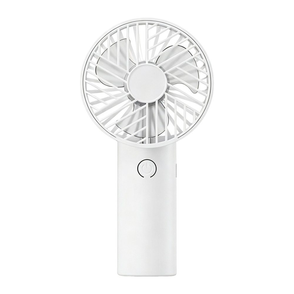 nsihing Handventilator Tragbarer Mini Ventilator, Wiederaufladbar USB Ventilator, mit 3 Geschwindigkeitsstufen, Hand Ventilatoren mit Base