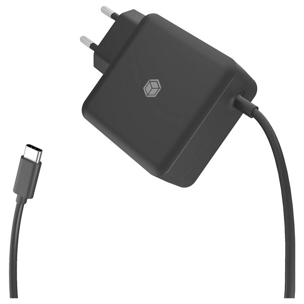 ICY BOX USB Type-C® Steckerladegerät USB Ladegerät Schwarz 61054 USB-Ladegerät