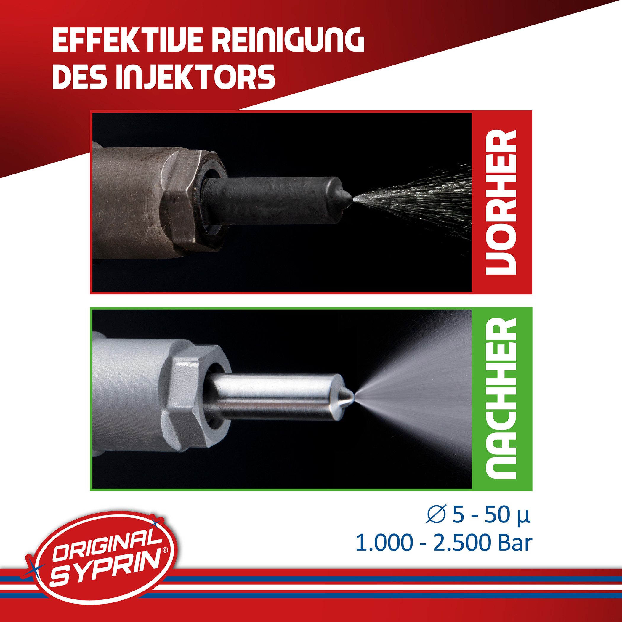Original Syprin Diesel-Additiv Diesel Reiniger Additiv und DPF Reiniger set, 1.050 l, (DPF Set, 1-St., Diesel Reiniger Additiv und DPF Reiniger) DPF- & Dieselpflege-Set, Reinigt Kraftstoff- und Abgassystem