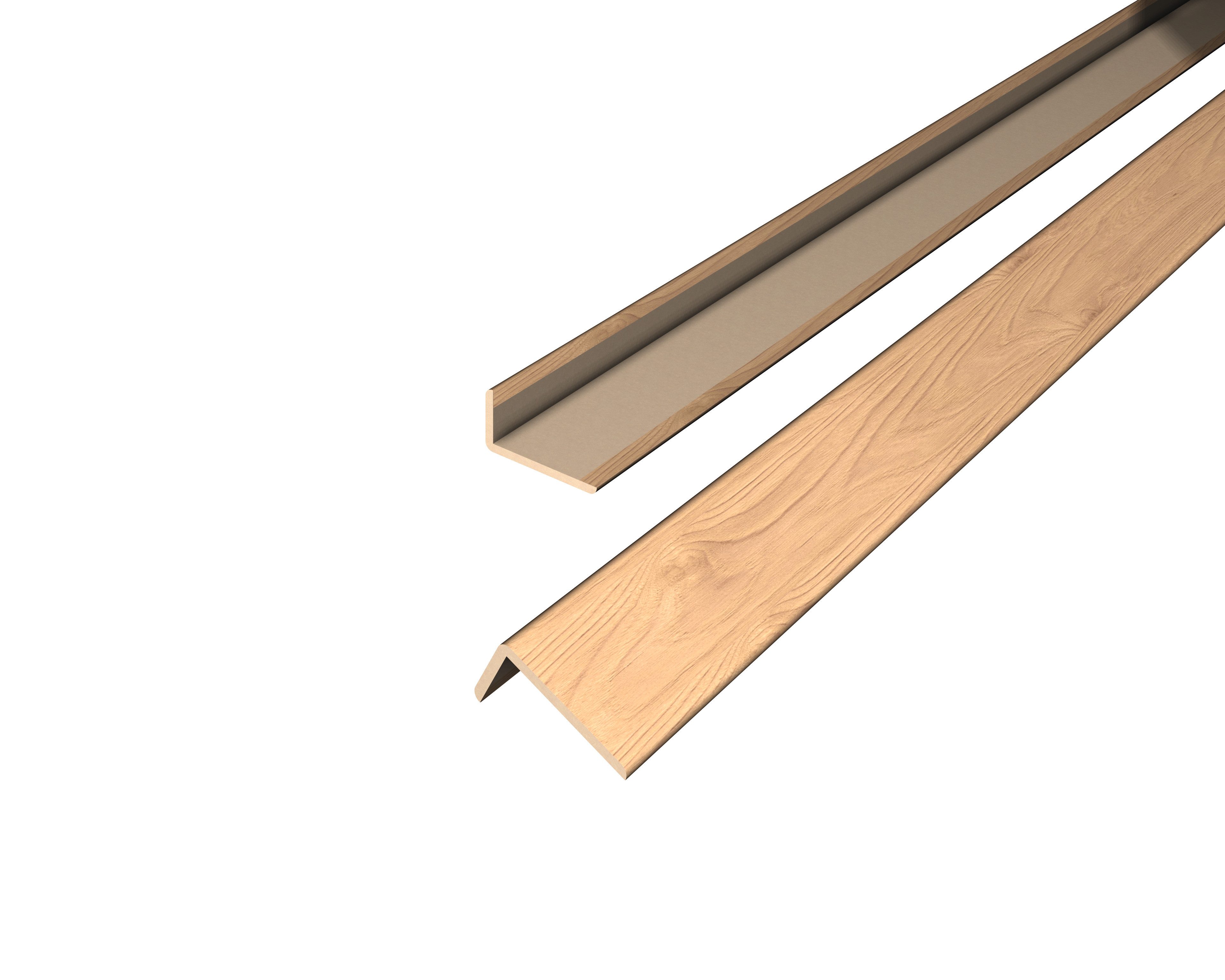 EGGER Abschlussleiste Winkelleiste Decowall WL009 Esbjerg Rüster, Kleben, N günstig online kaufen