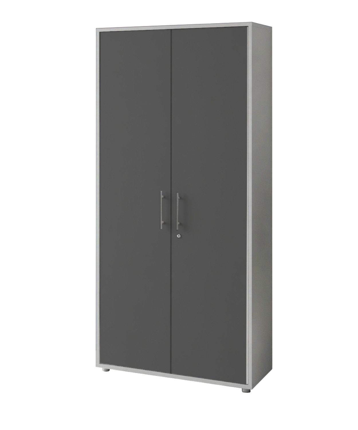 BMG Möbel Aktenschrank Office Edition abschließbar, 5 Ordnerhöhen, Platz für über 45 DIN A4 Ordner