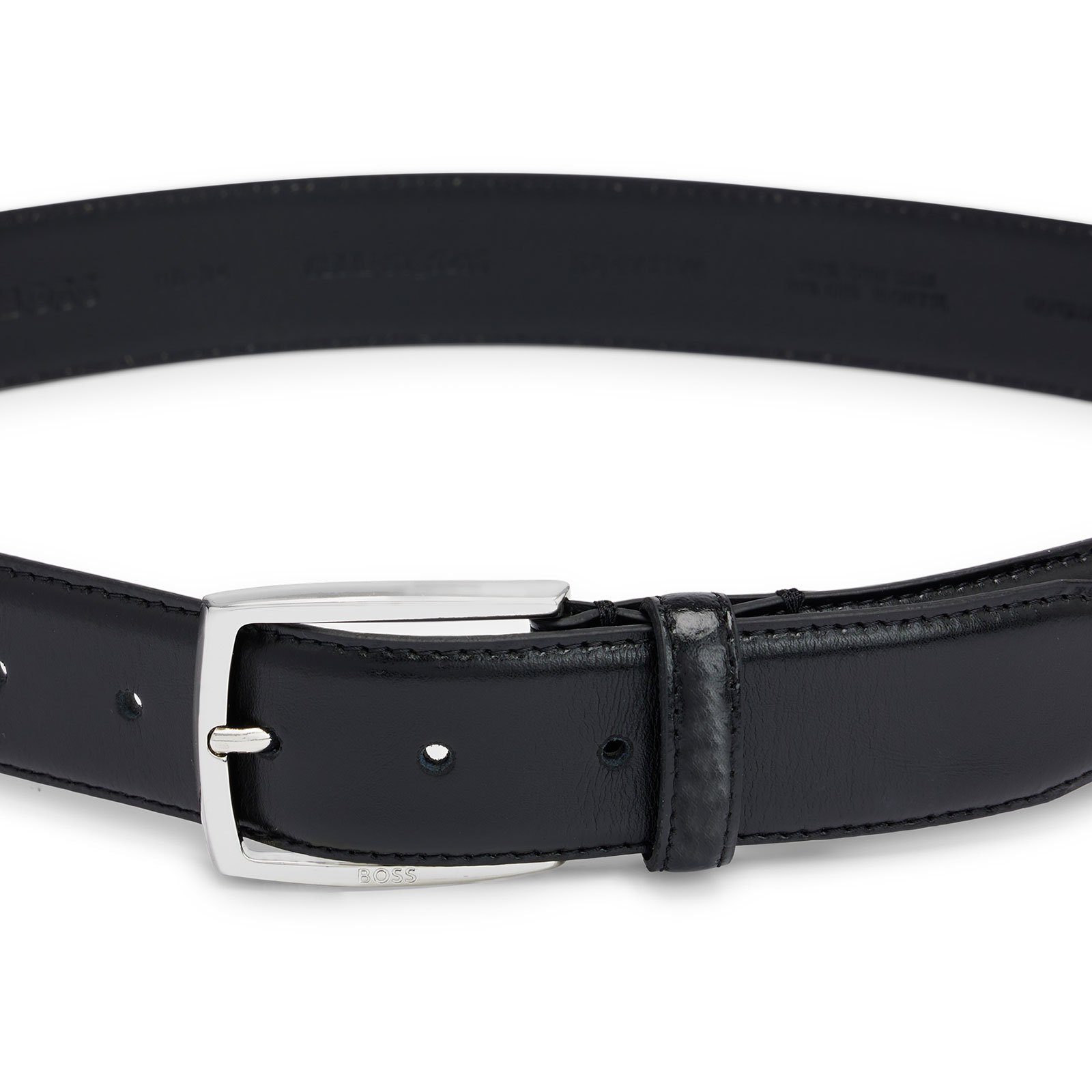 BOSS Ledergürtel Celie-St mit Dornschließe aus poliertem Metall günstig online kaufen