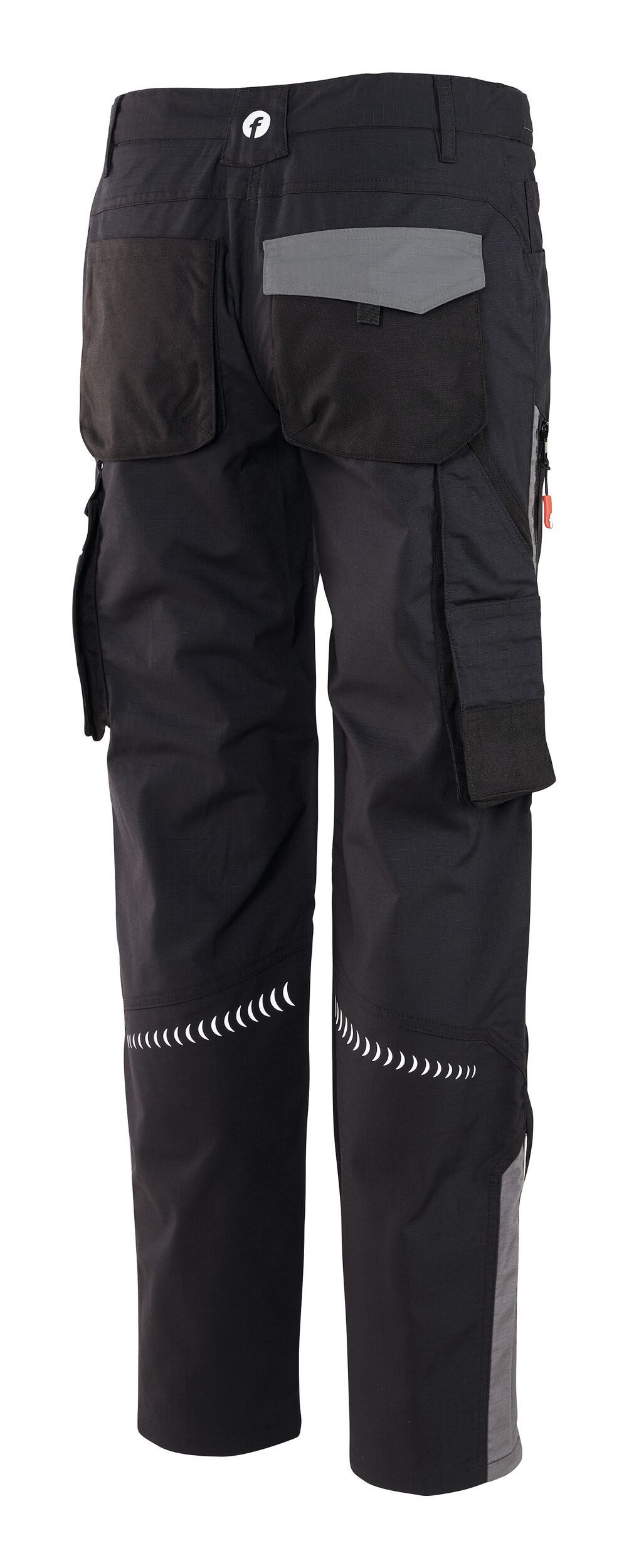 fortis Arbeitsbundhose Damen-Bundhose Performance schwarz/grau