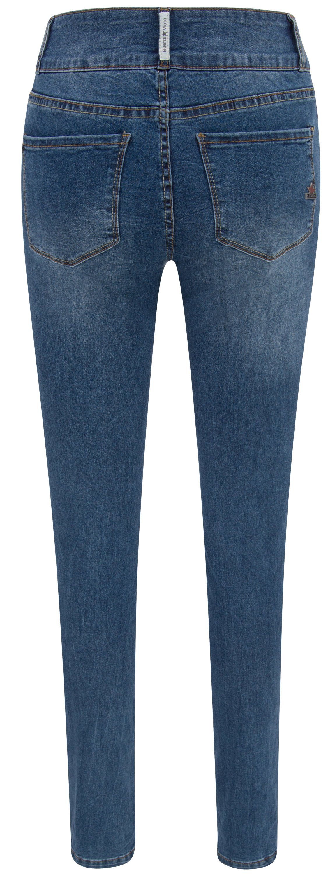 Buena Vista Denim Stretch-Jeans stone VISTA J5664 212.2883 - Stretch mid BUENA 888 TUMMYLESS