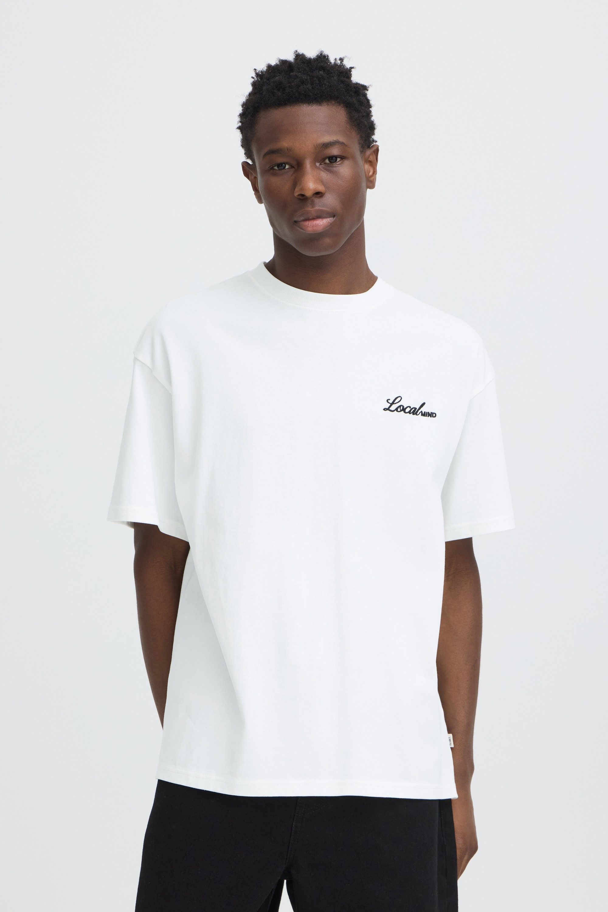 !Solid Rundhalsshirt SDWolts Lässiges T-Shirt mit Backprint