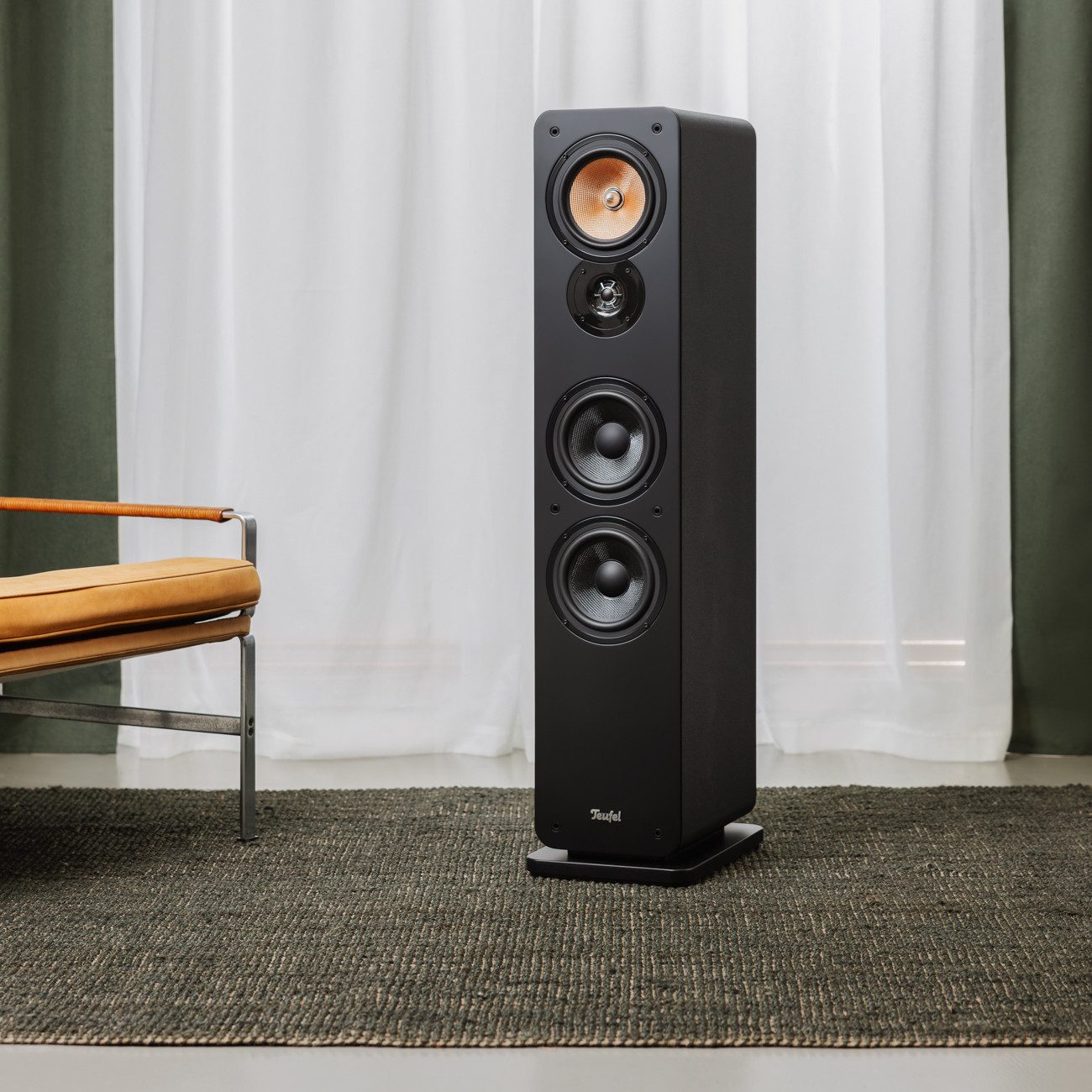 Teufel ULTIMA 40 Surround Power Edition "5.1-Set" Stand-Lautsprecher (Anschlussklemmen, kräftiger 240-Watt-Subwoofer, als Frontfire -Subwoofer) – Bild 5 von 5