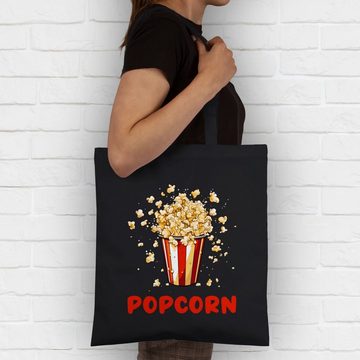 Shirtracer Umhängetasche Popcorn Fan Popcornverkleidung Filmliebhaber Pop-Corn, Karneval & Fasching