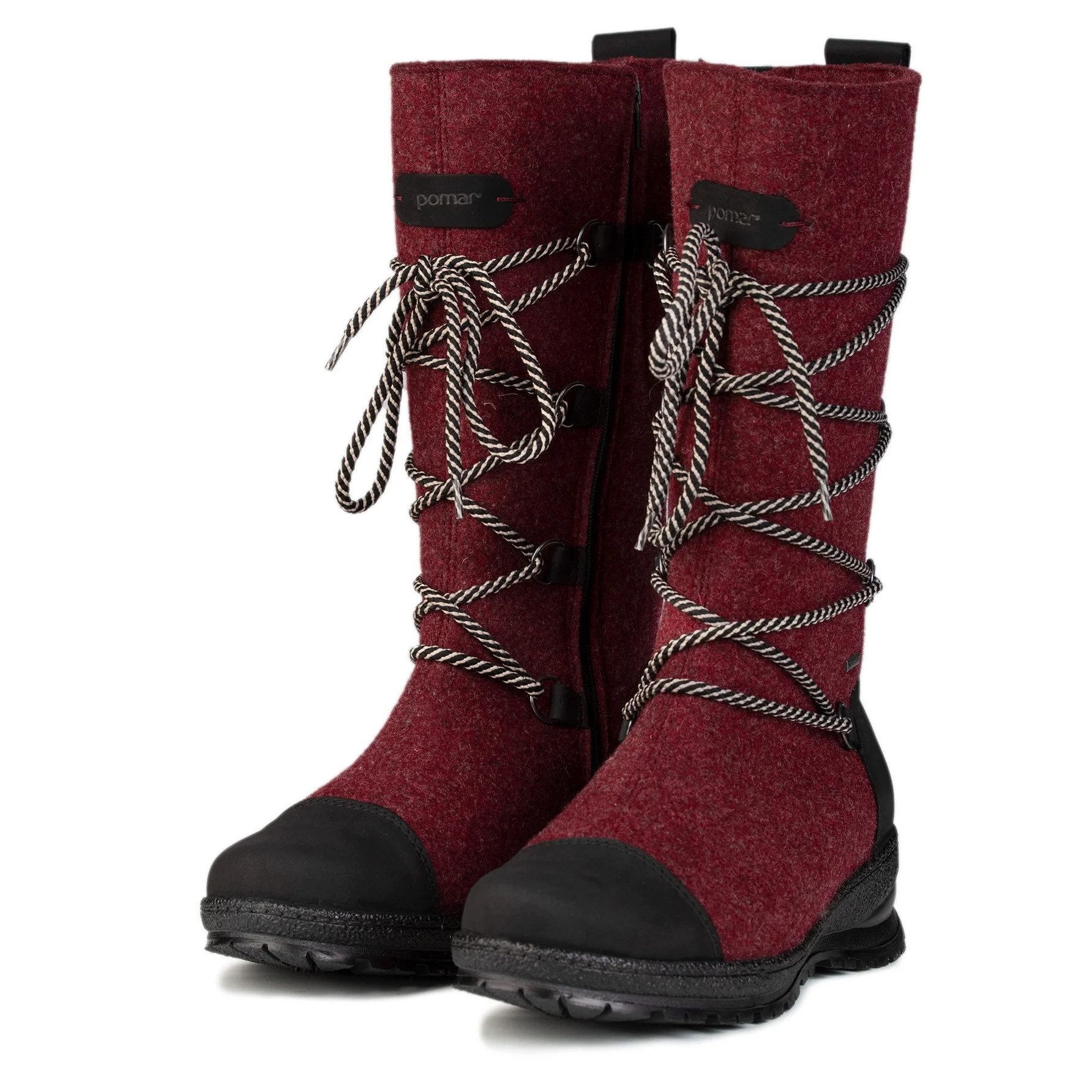 Pomar Saana GTX (Filzstiefel, wasserdicht, breit, extrem warm) rot Damen Winterstiefel