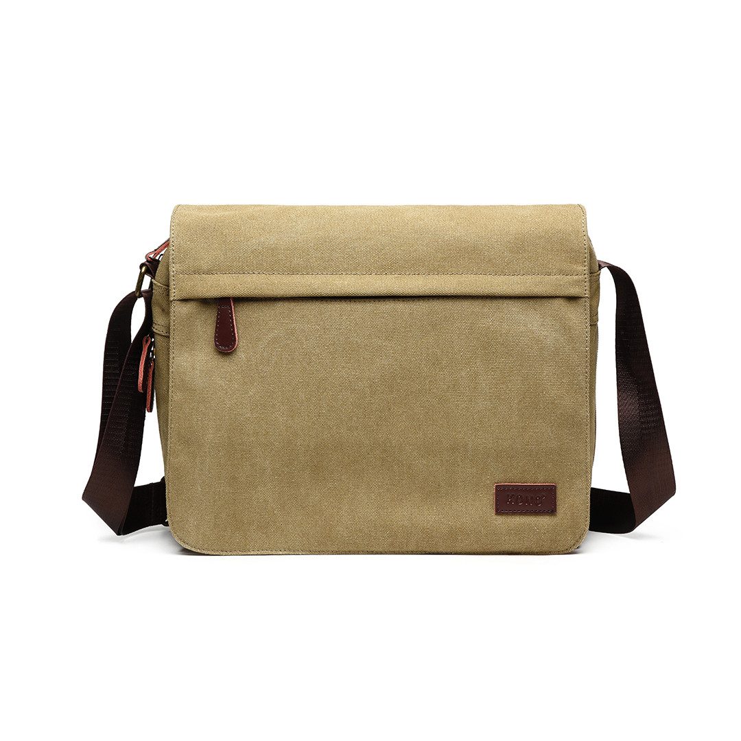 Umhängetasche Canvas Messenger Bag Wasserdichte 13-Zoll Laptoptasche - Damen Herren