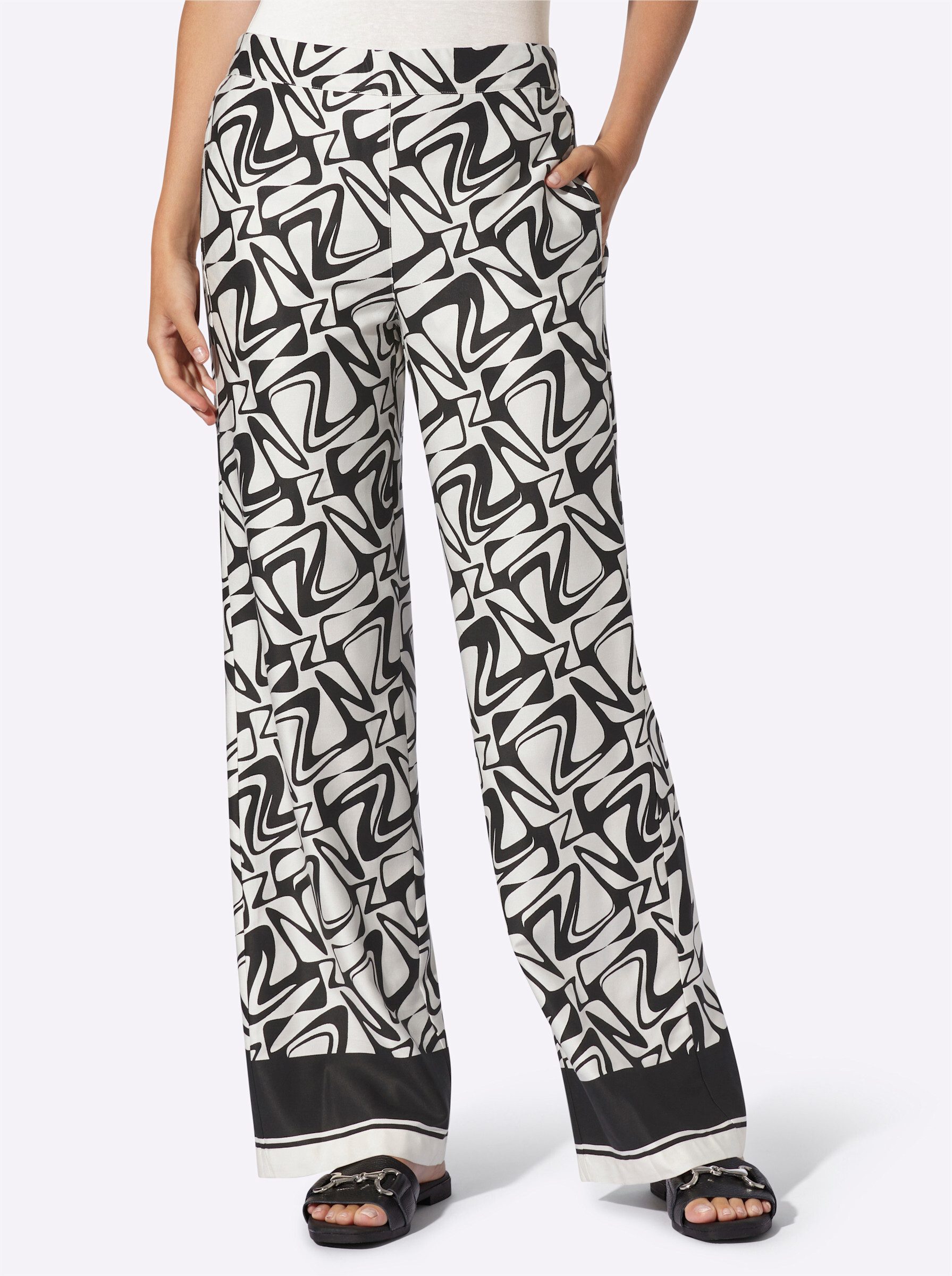 heine Jerseyhose Druck-Hose normal