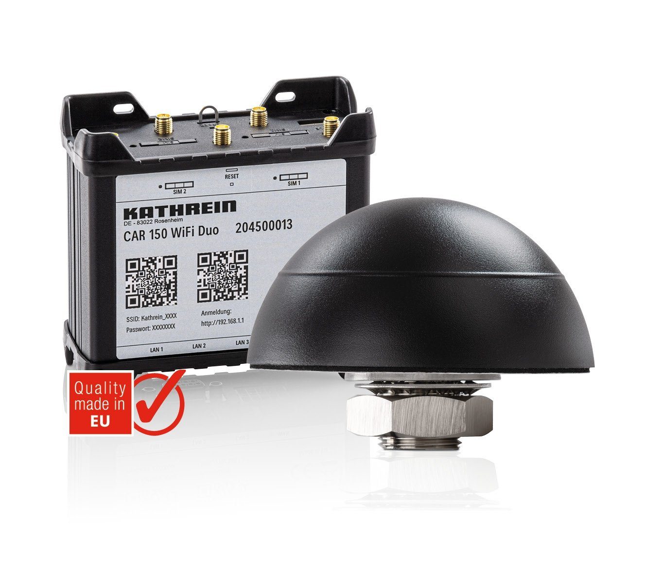 Kathrein Kathrein CAR 150 WiFi Duo - Camping-Router für optimales WiFi rund um Mobilfunkantenne