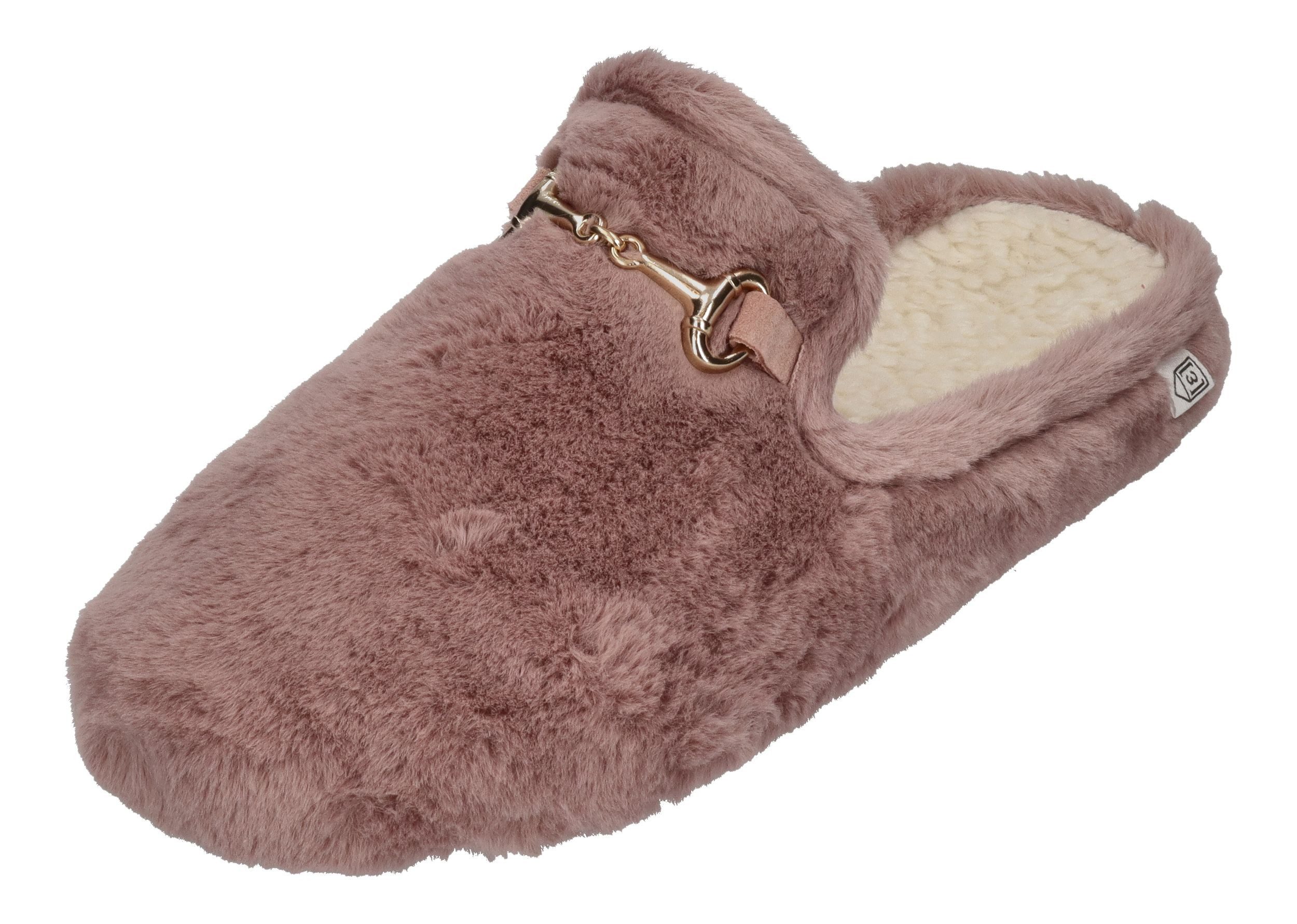 espadrij l´originale CHAUSSON COZY Hausschuh Rose