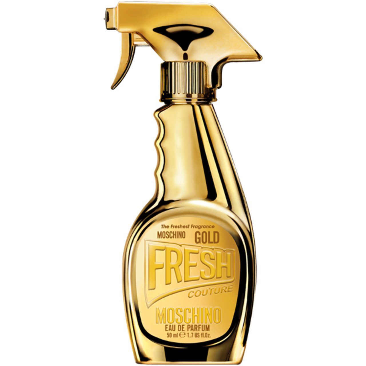 Moschino Eau de Parfum Fresh Couture Gold, Glasflakon, Parfüm EDP, Damenduft