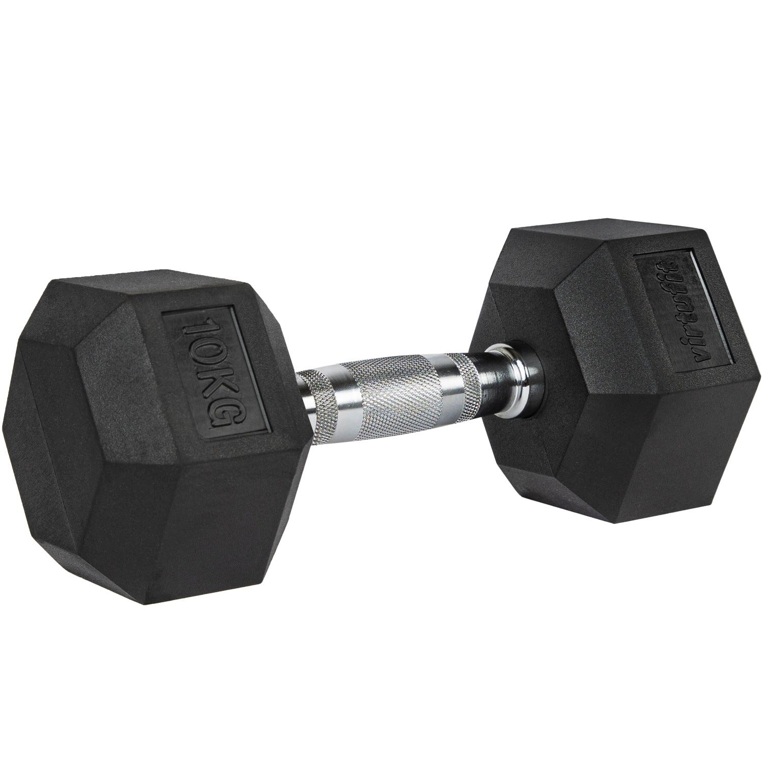 VirtuFit Kompakthantel VirtuFit Hexa Kurzhantel Pro 10 kg Hantel mit Anti-Roll-Design