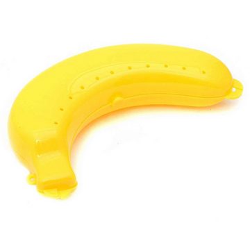 Goods+Gadgets Aufbewahrungsbox Bananen Box (Aufbewahrungsdose), schützt Banane vor Zerdrücken