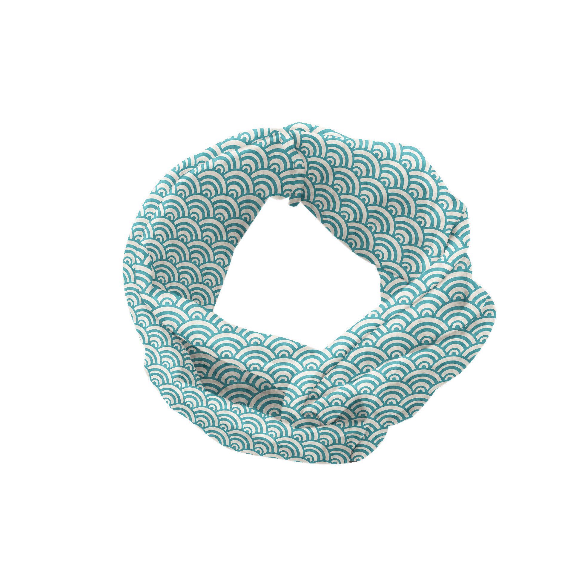 Stirnband Abakuhaus Kurvige Sea Elastisch und Bubbles Linien Angenehme accessories alltags Aqua