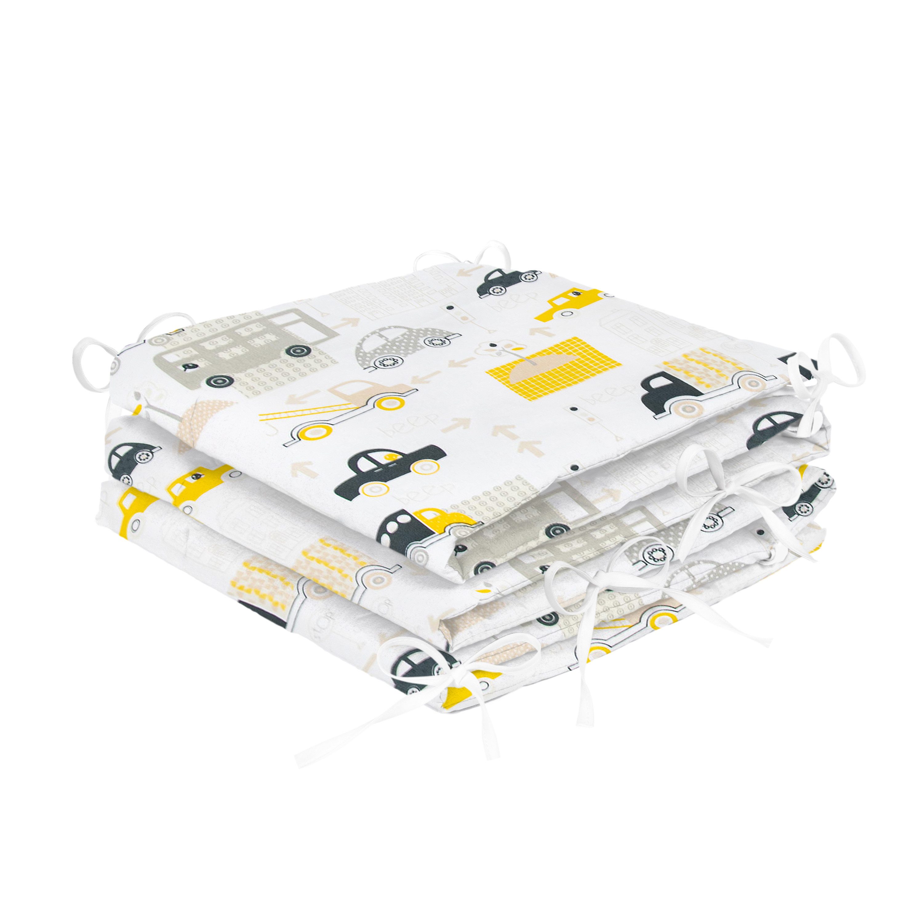 Amilian Bettnestchen - Bettumrandung 180x30 cm für Kinderbett 120x60 geeignet (Kopfschutz), (Nestchen, Kantenschutz), Umrandungen