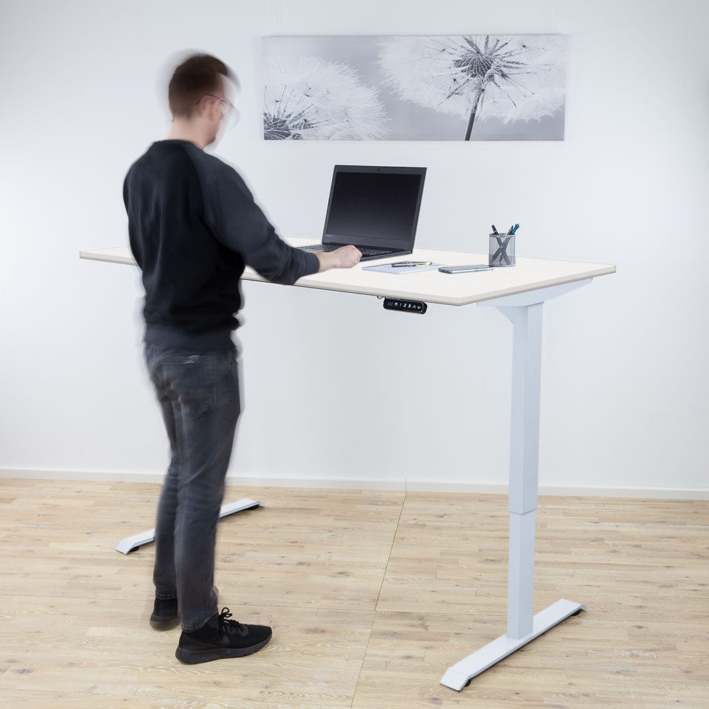 Schaff Schreibtisch elektrisch Premium höhenverstellbar ergonomisch 3 individuelle Höhen