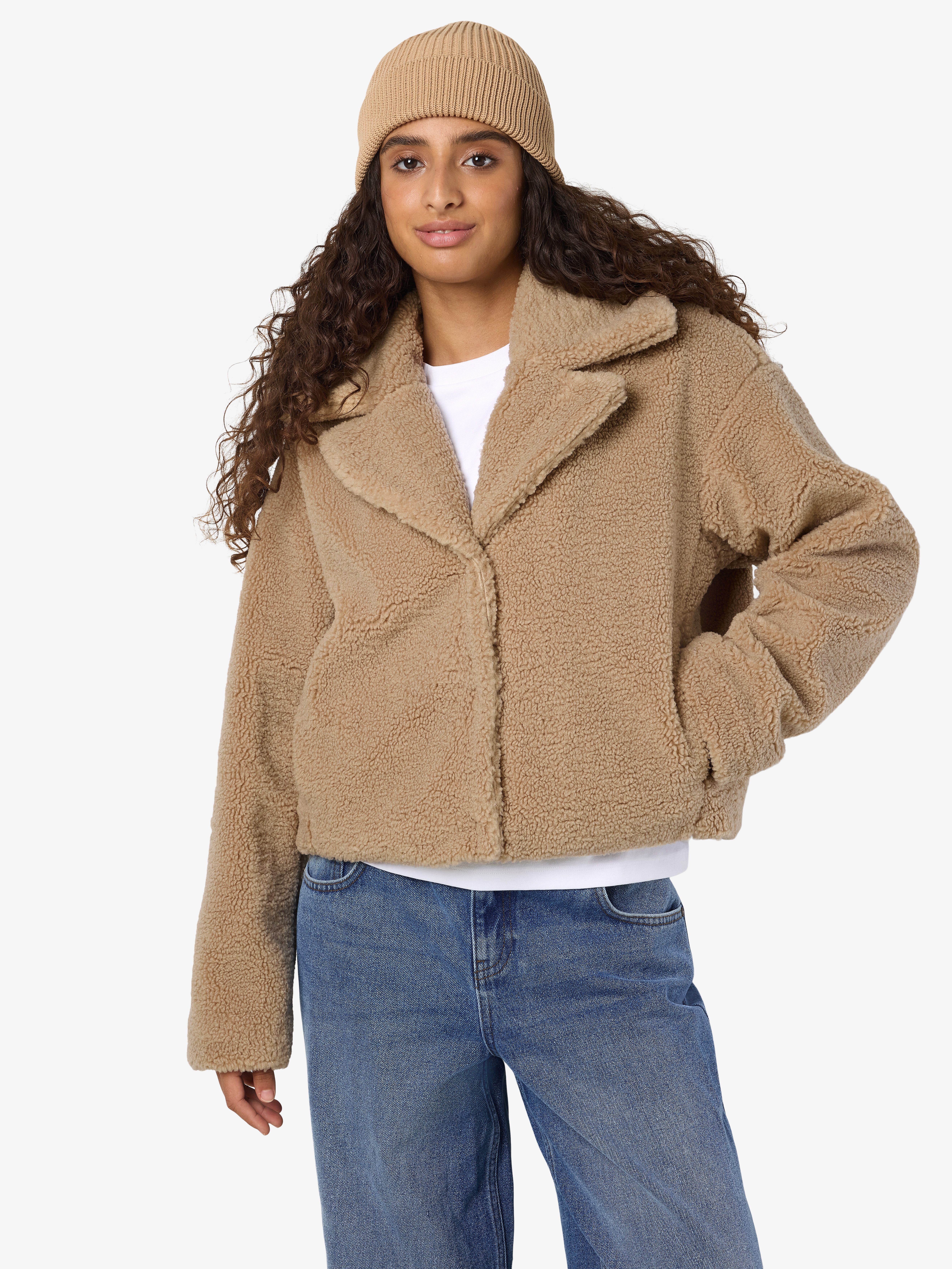 Noisy may Plüschjacke NMNATI CROP TEDDY günstig online kaufen