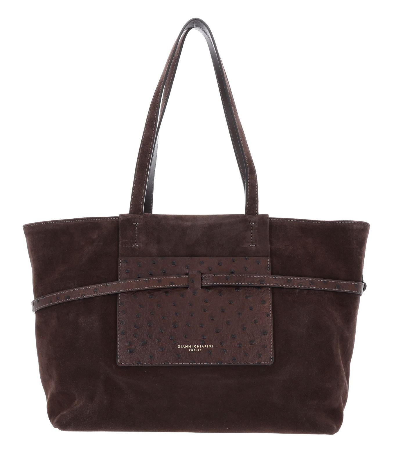 GIANNI CHIARINI Schultertasche Shoulder Bag, aus echtem Rindsleder