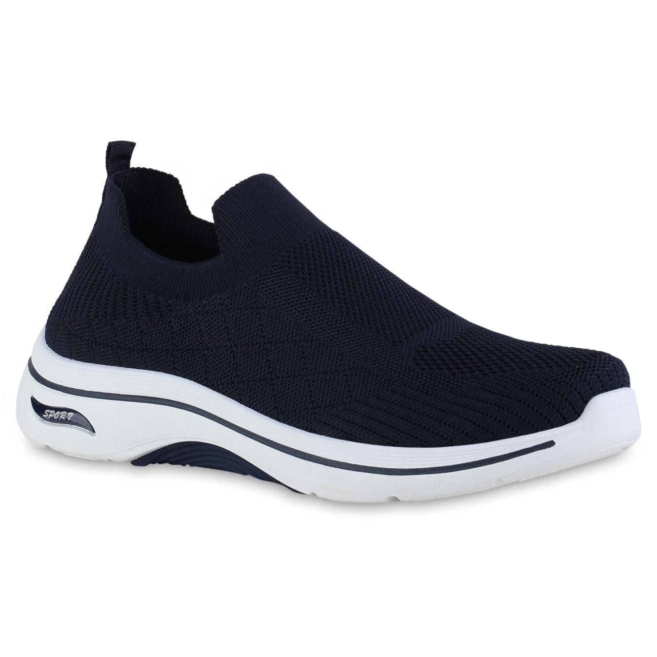 VAN HILL 841620 Laufschuh Herren Slip Ons Sportschuhe Sportliche Strick Pro günstig online kaufen