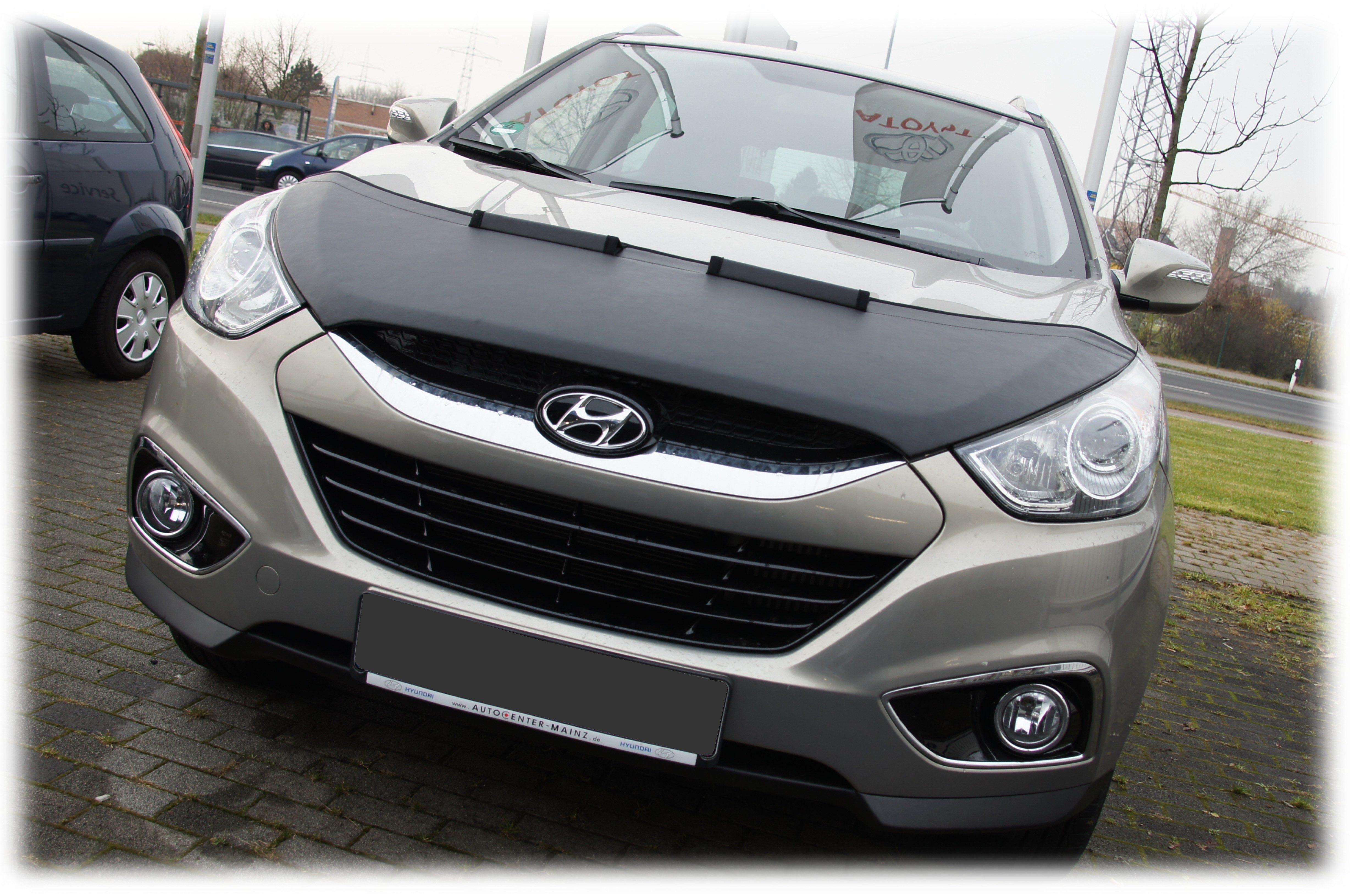 auto-bra Autoplane Steinschlagschutz kompatibel mit Hyundai IX35 09-15 Haubenbra Bra