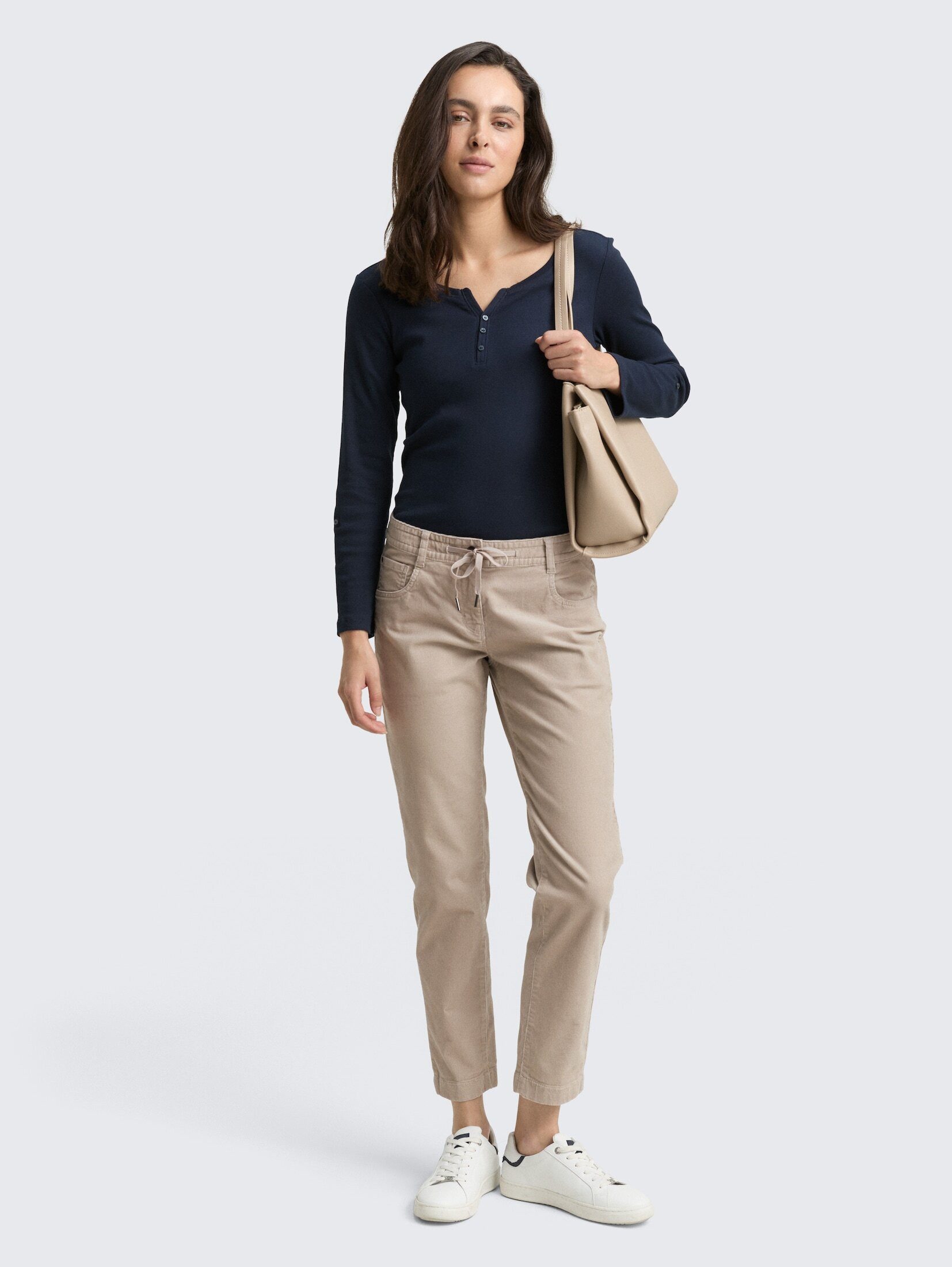 TOM TAILOR 7/8-Hose Tapered Relaxed Cordhose günstig online kaufen
